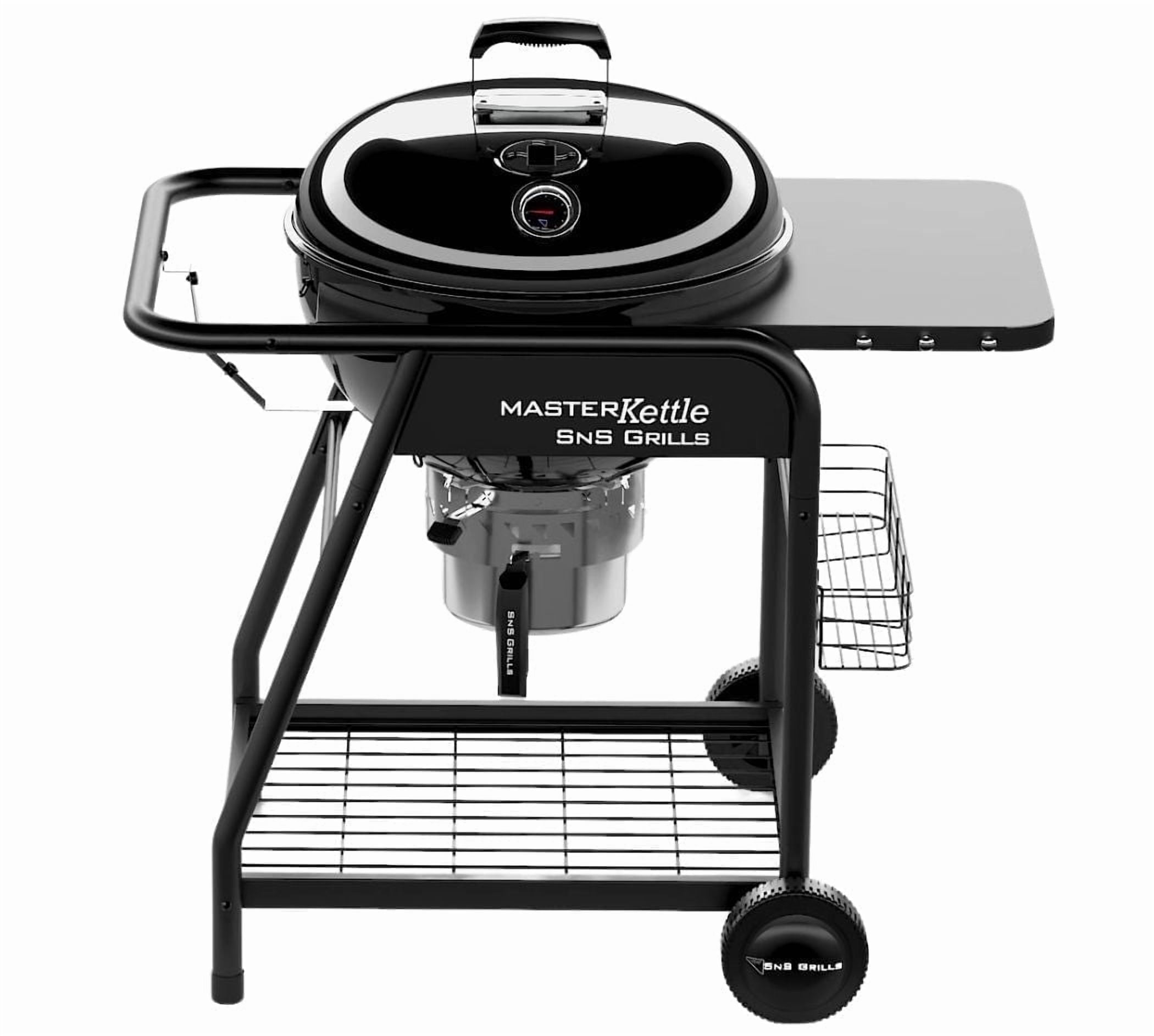 SnS Grills MasterKettle 22 in Charcoal Grill and Smoker (Black, 22 in) cwkw4
