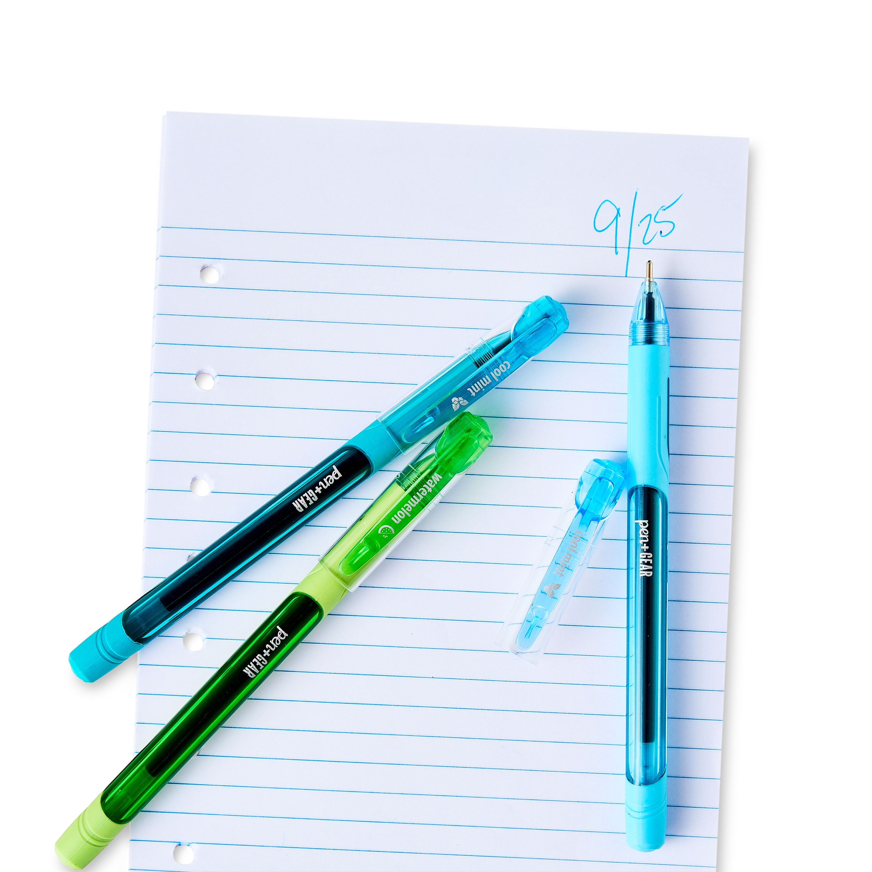 Pen+Gear Scented Ballpoint Pens, Medium Point, Smooth Writing Ink, Vibrant Assorted Colors (24 Count) vm3yc