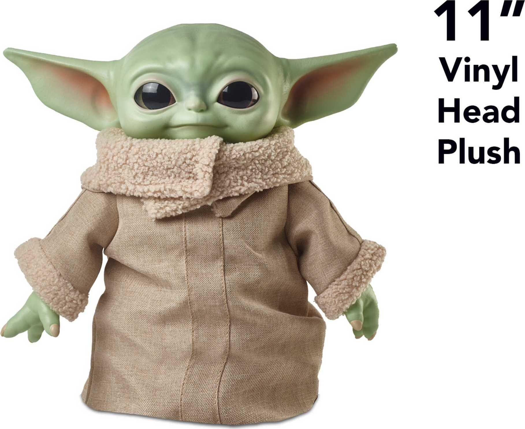 Star Wars The Child Plush Toy, Mandalorian Grogu Soft Stuffed Figure (Green, 11 in) p37pv