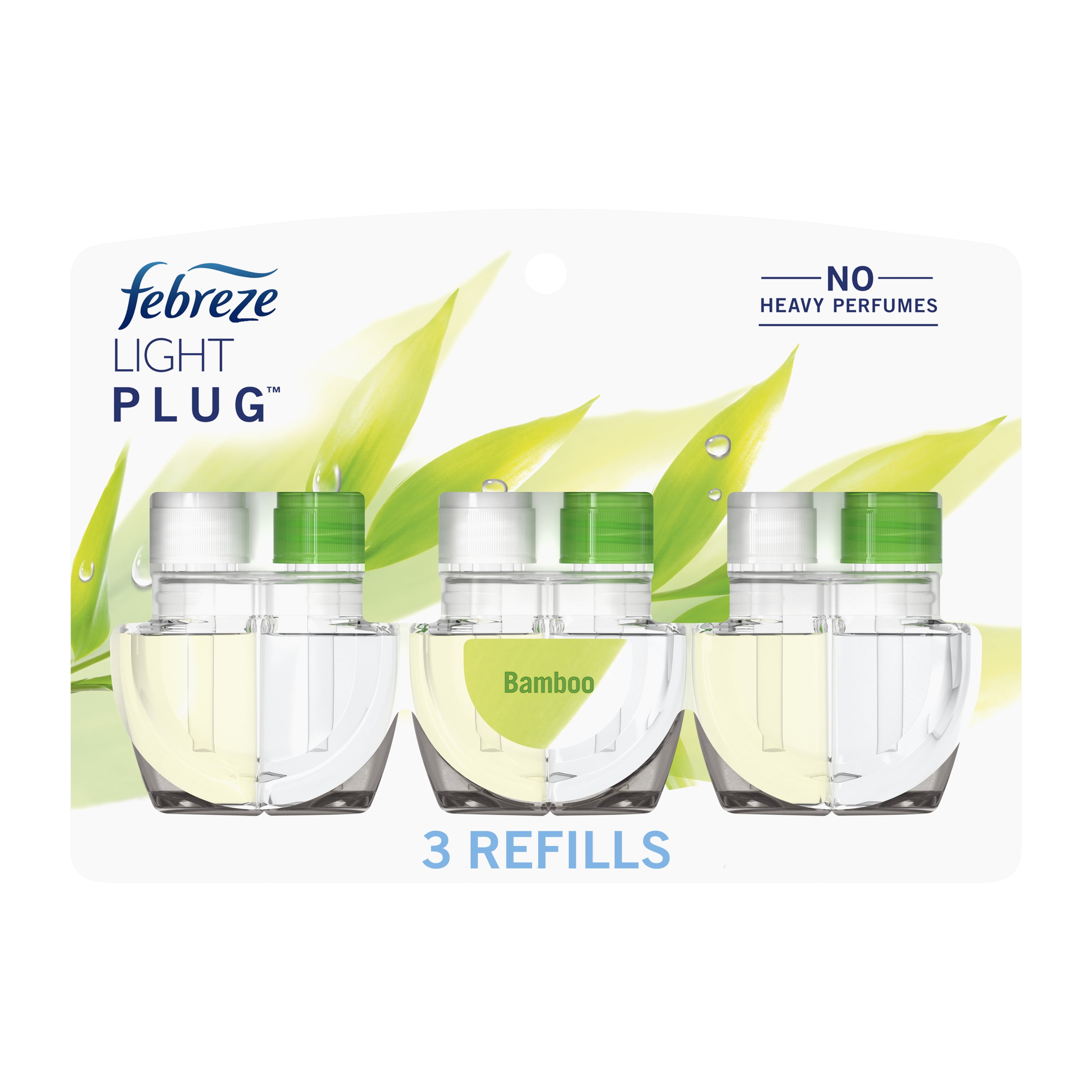 Febreze Fade Defy Plug In Air Freshener Scented Oil Refill, Light Bamboo (6 Pack, 0.87 fl oz) k8zhe