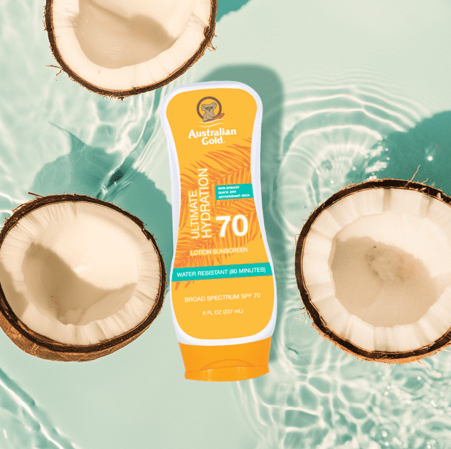 Australian Gold General Protection Ultimate Hydration Lotion Sunscreen, Broad Spectrum SPF 70, Cocoa Dreams Scent (8 fl oz) a285e - Image 3