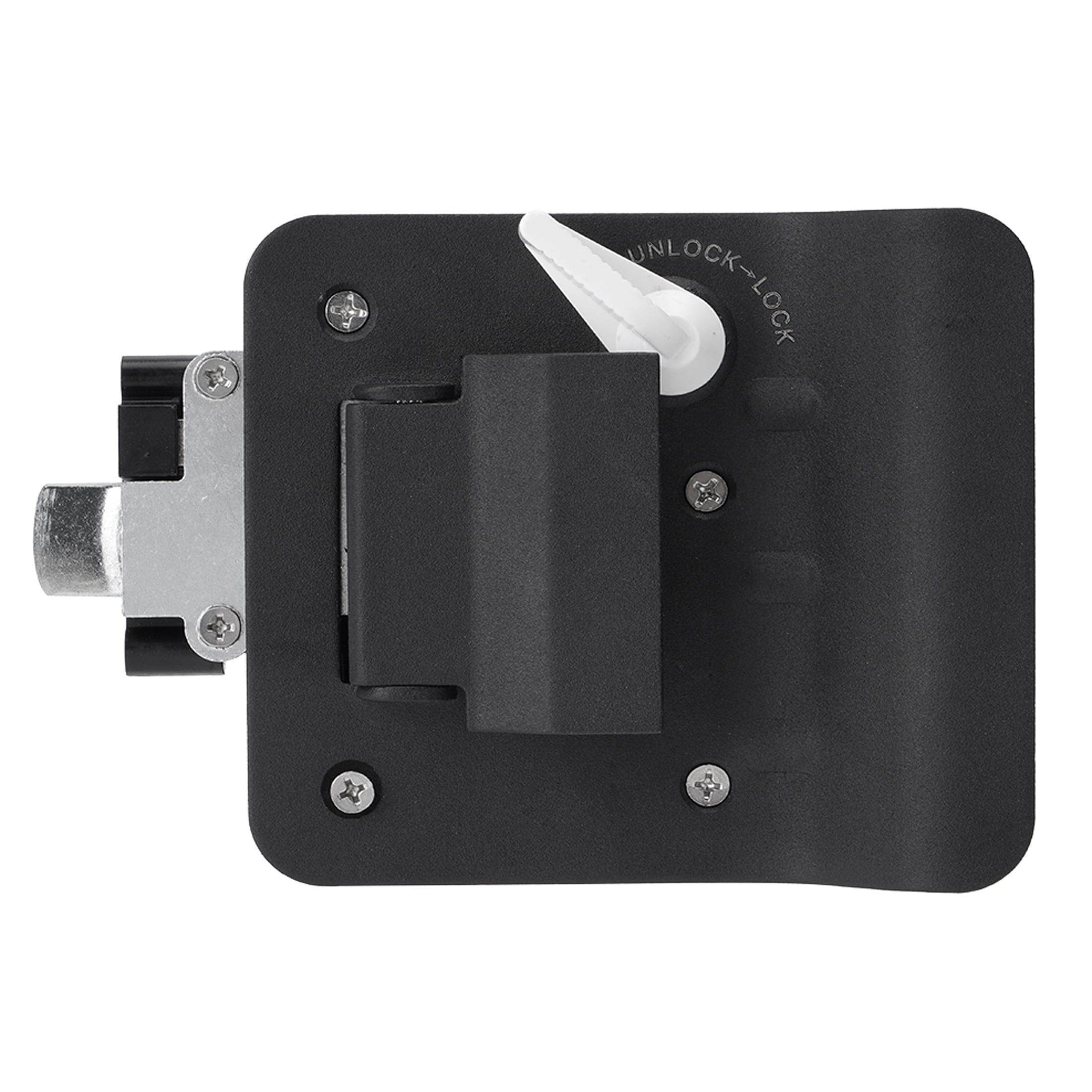 B4B BANG 4 BUCK RV Entry Door Lock with Paddle Deadbolt (Black, 1.25 in to 1.5 in Door Thickness) x4vzm