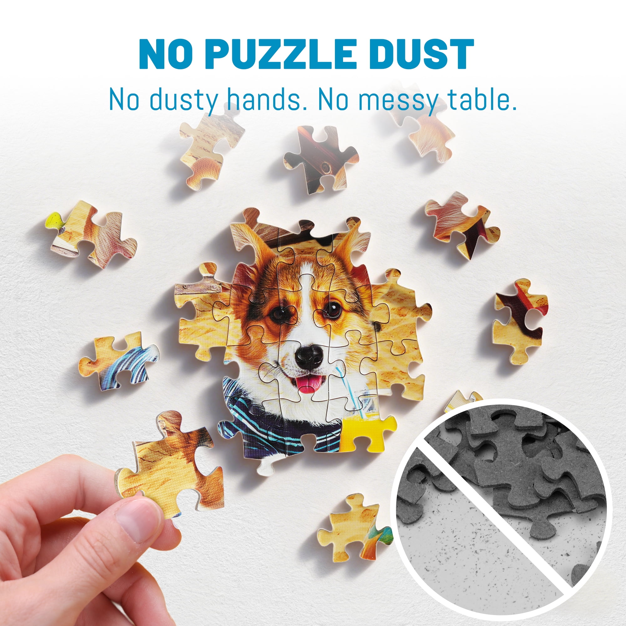 BenBen 1000 Piece Jigsaw Puzzle for Adults, Dogs' Beach Party Theme, Challenging Interlocking Cardboard Puzzle (26.75 in x 19.25 in) f3hk8