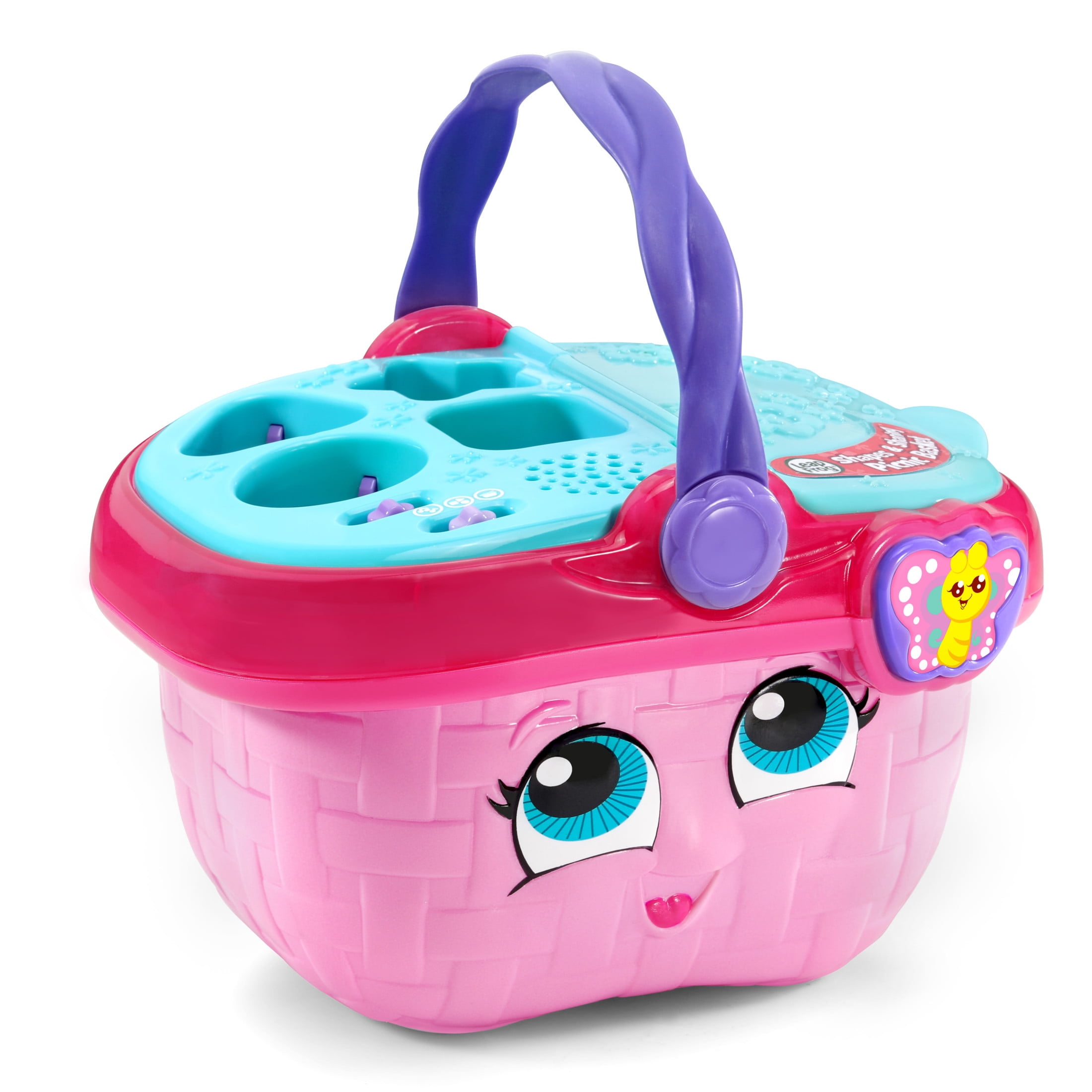 LeapFrog Shapes & Sharing Picnic Basket Interactive Learning Toy (Multi-Color, 15-Piece Set) 8ca1m