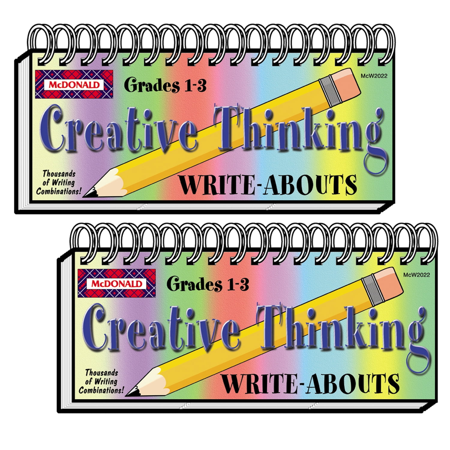 McDonald Publishing Creative Thinking Write-Abouts Activity Booklets (Grade 1-3, 2 Pack) sxqi7