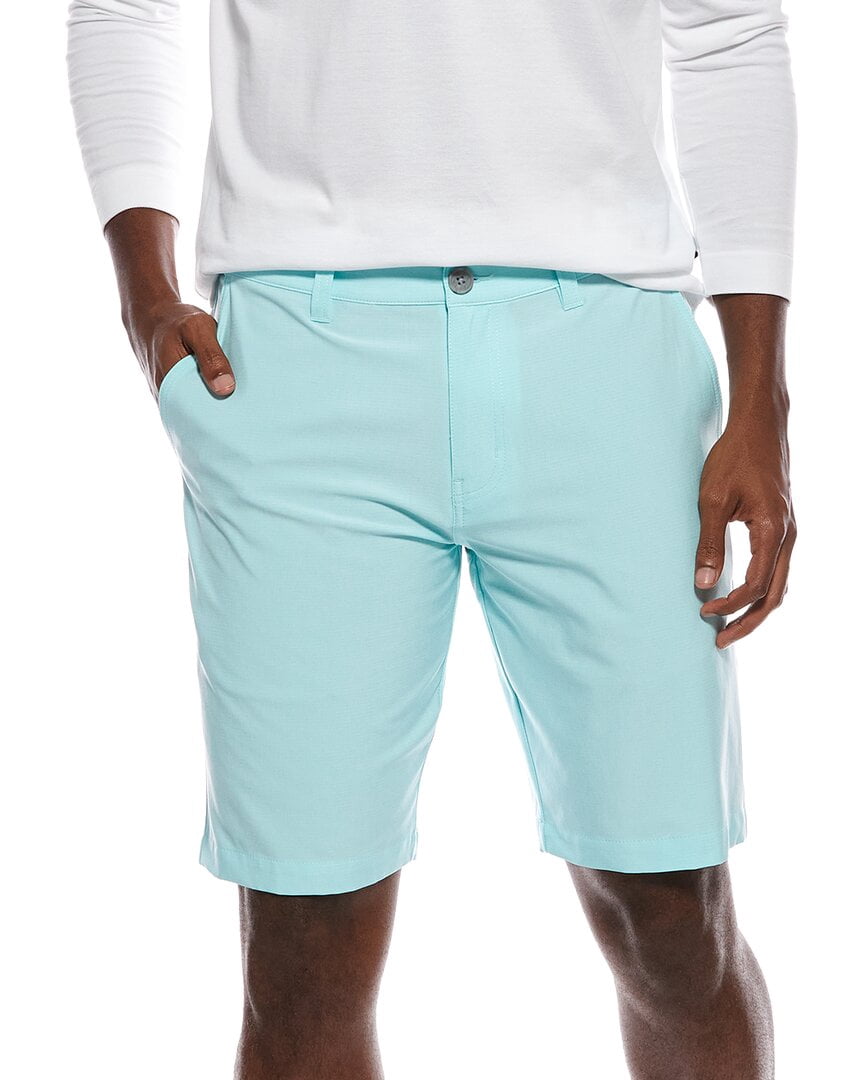 TravisMathew Men's Sand Harbor Performance Shorts (Seafoam, 38 in) sv4hh