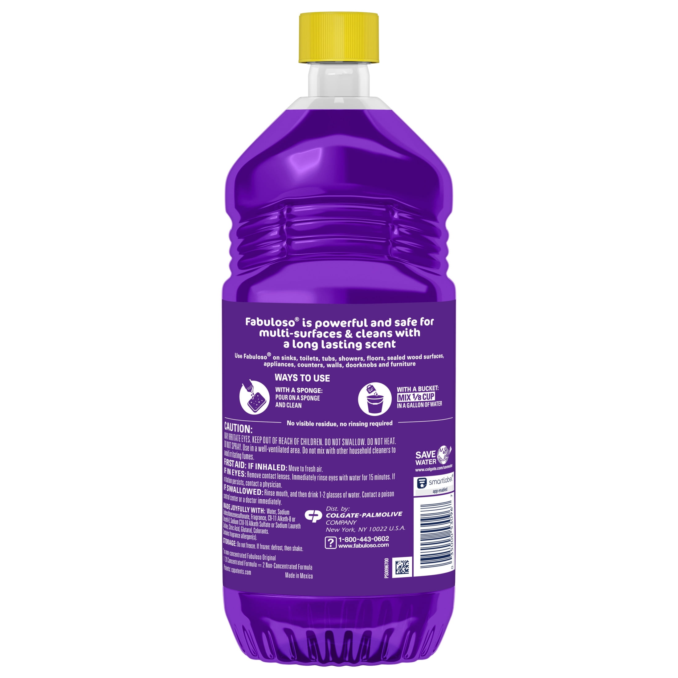 Fabuloso 2X Multi-Purpose Cleaner, Lavender Scented Surface and Floor Cleaner (33.8 fl oz) ev0r4