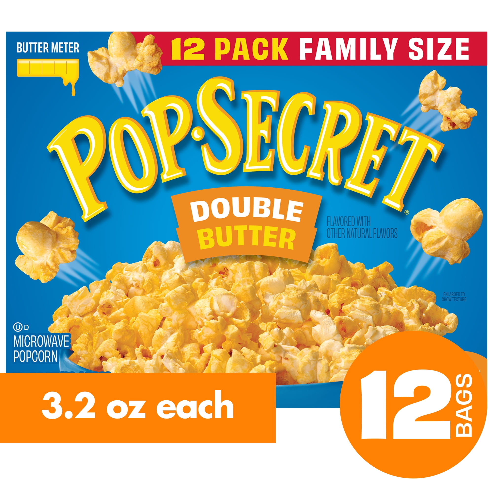Pop Secret Double Butter Microwave Popcorn (3.2 oz, 12 Count) 7f1l8