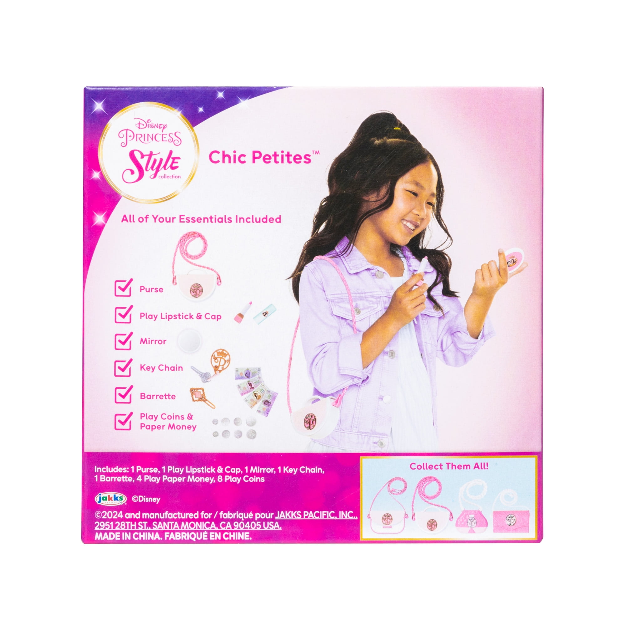 Disney Princess Style Collection Chic Petites Fashion Accessory Set (Multi-color, 9 Piece Set) c6yzd