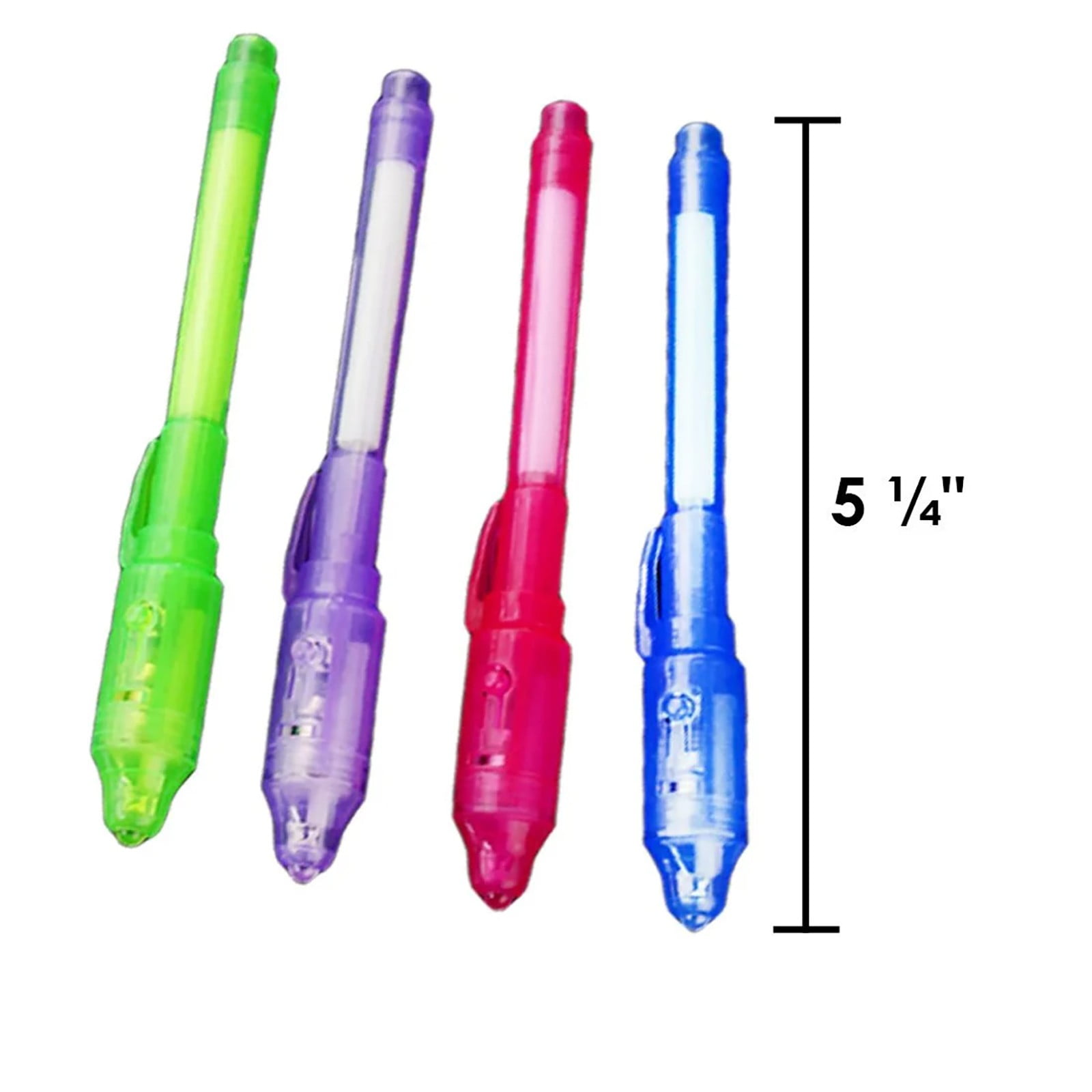 Meiiso Invisible Ink Pens with UV Light for Secret Messages and Spy Games (Pink, 4 Pack) deq9m