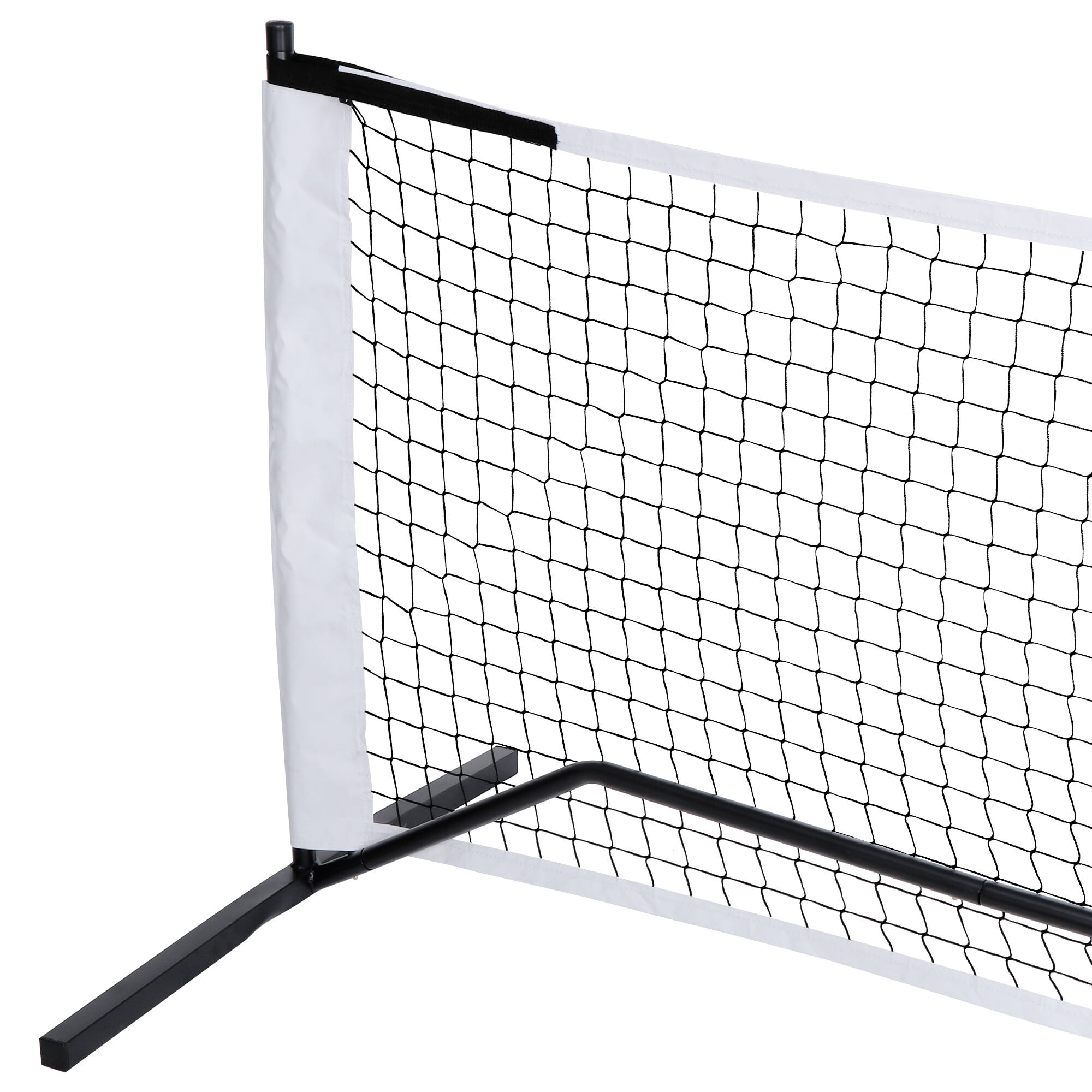 ZenSports Portable Pickleball Net Set, Regulation Size Outdoor Court Equipment (White, 22 ft) bprkj