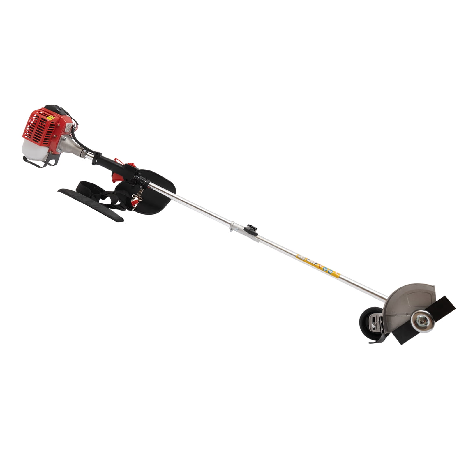 Generic 26CC Gas Powered Weed Wacker Trimmer with Dual Blade Heads (Red, 26CC) bx906