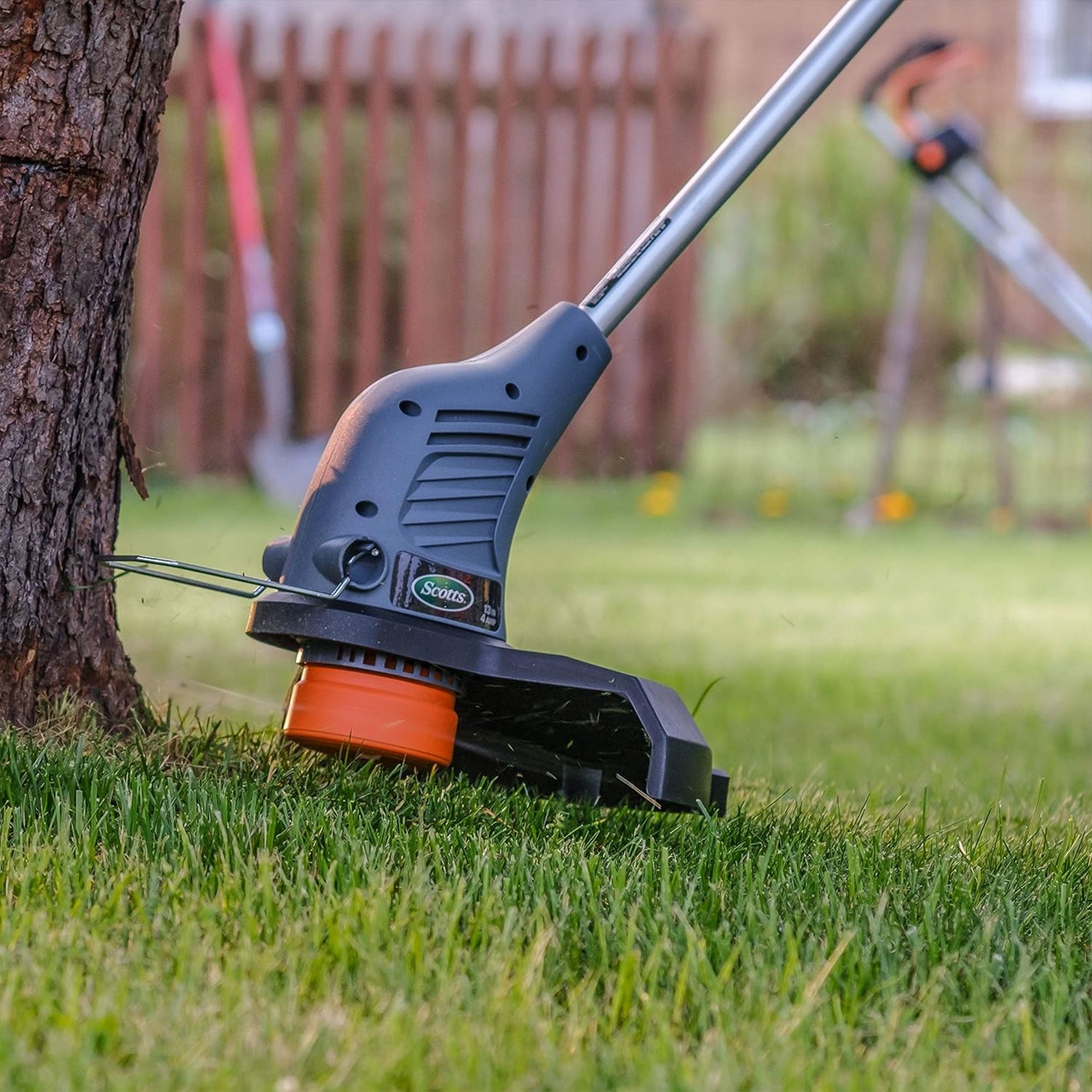 Scotts Corded Electric String Trimmer with Telescopic Pole (Black, 13 in) o7k0u