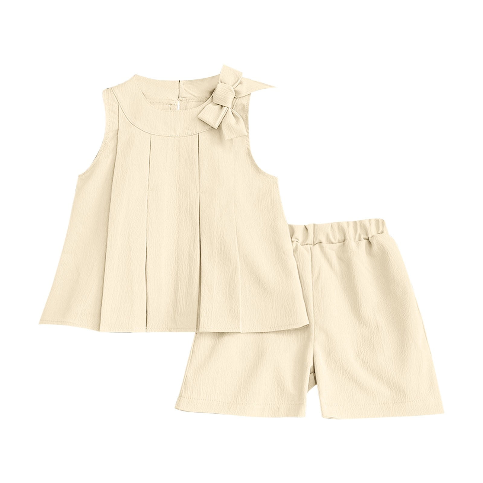 Ahuyic Toddler Kids Summer 2-Piece Outfit Set (Green, 5 Years) z61u4