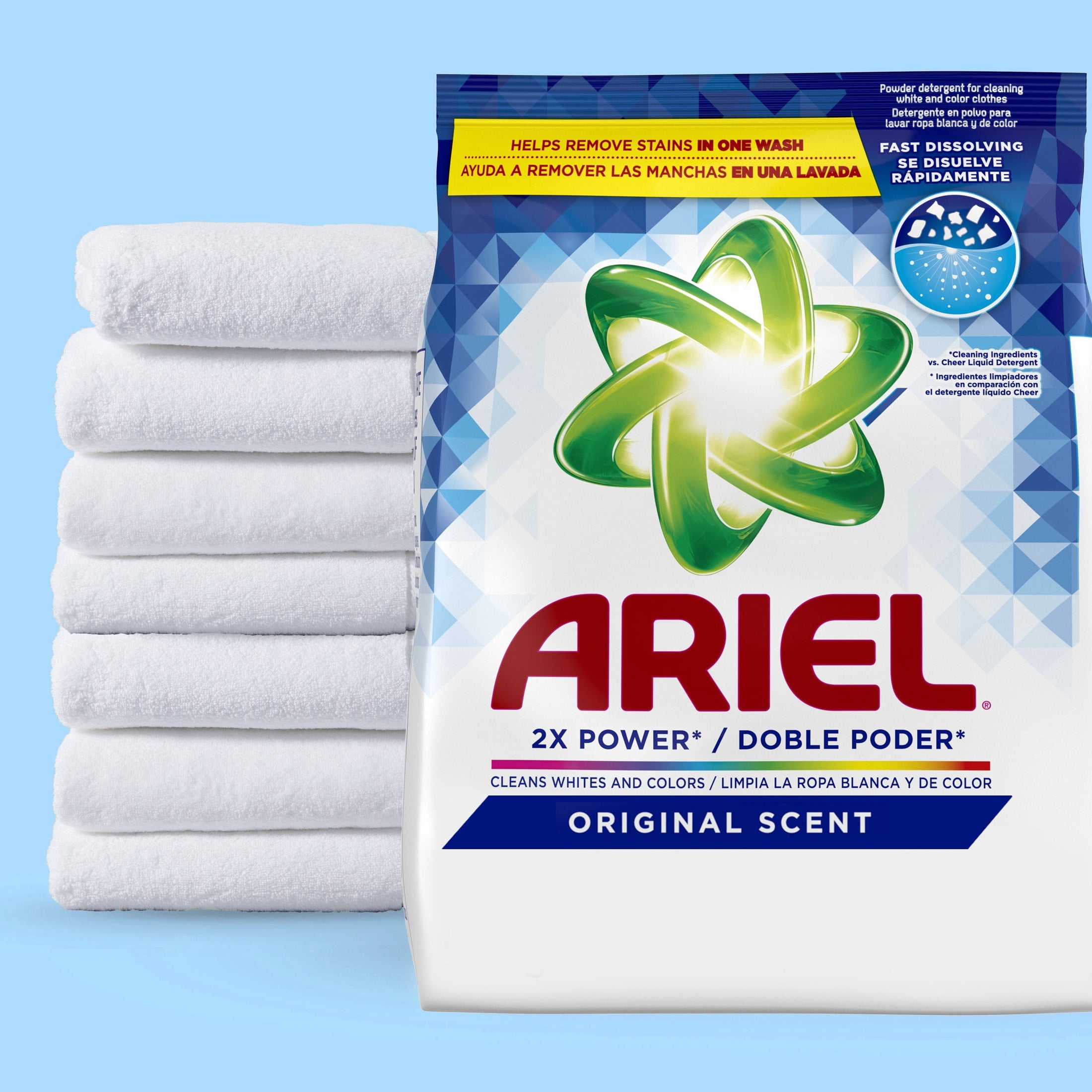 Ariel Laundry Detergent Powder, Original Scent, Deep Cleaning Formula (70 oz) 5gae4