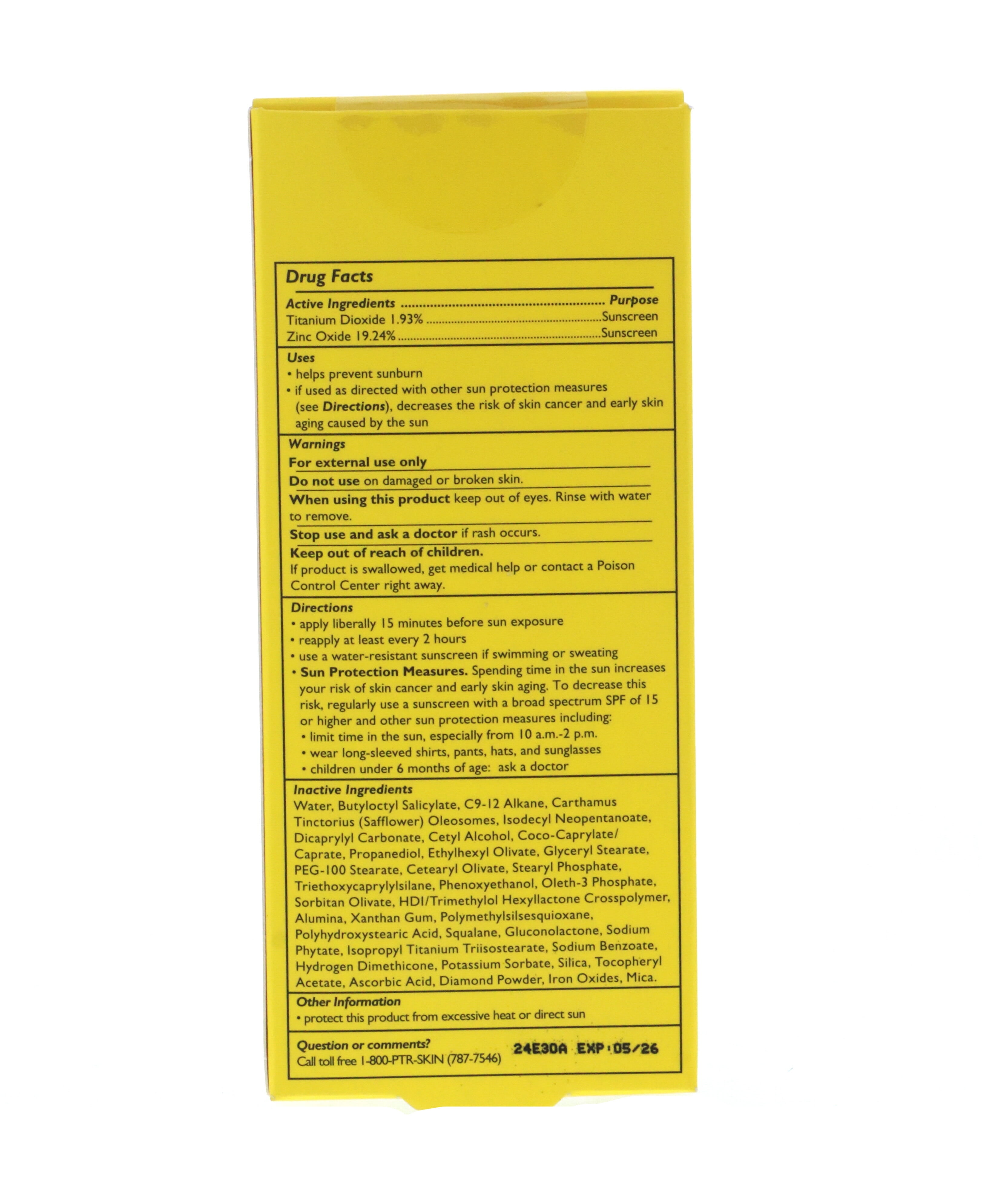 Peter Thomas Roth Max Mineral Tinted Sunscreen Broad Spectrum SPF 45, Water-Resistant Moisturizer for Sensitive Skin (1.7 fl oz) 621o1