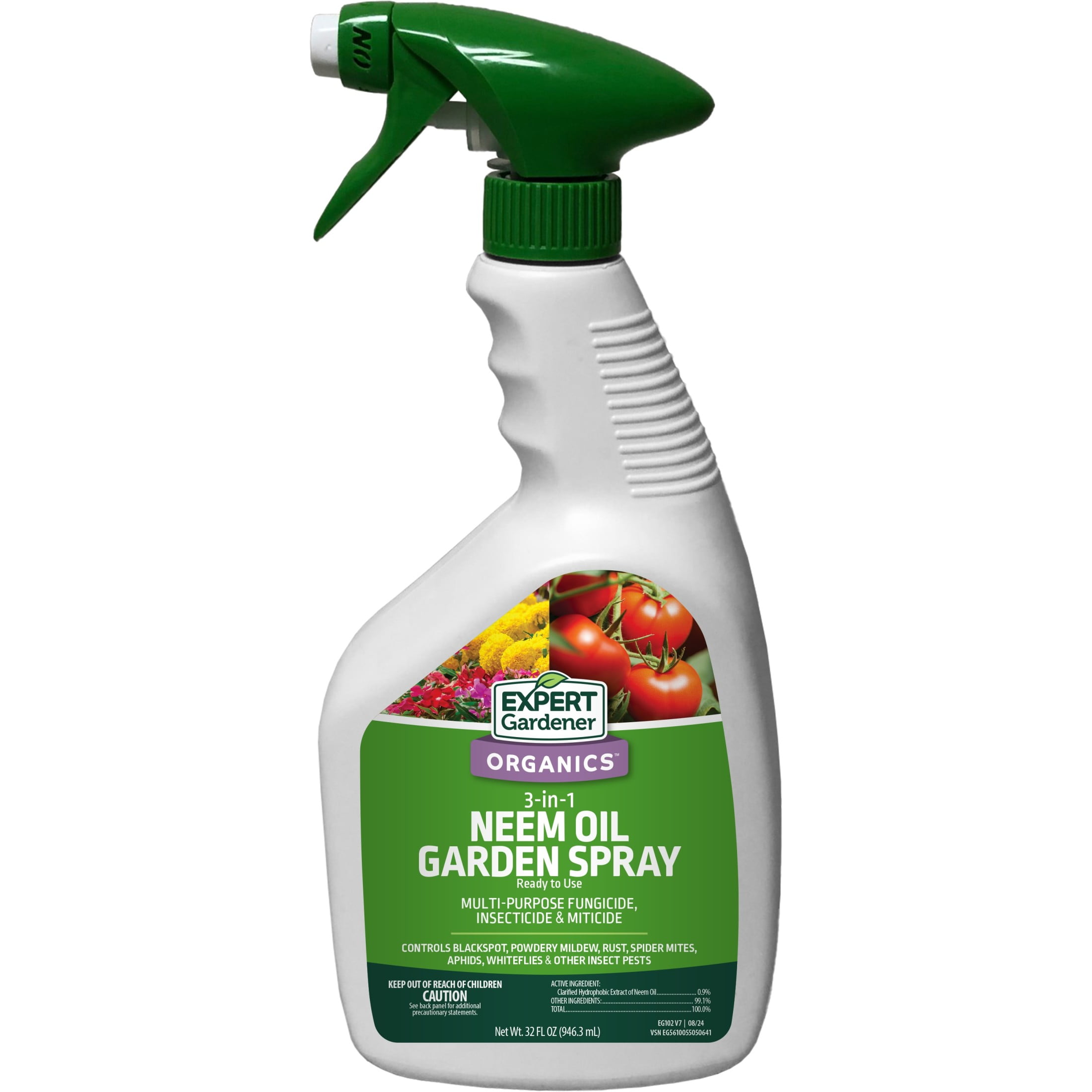 Expert Gardener Neem Oil Ready to Use Insecticide Fungicide and Miticide (32 fl oz) yqe5y