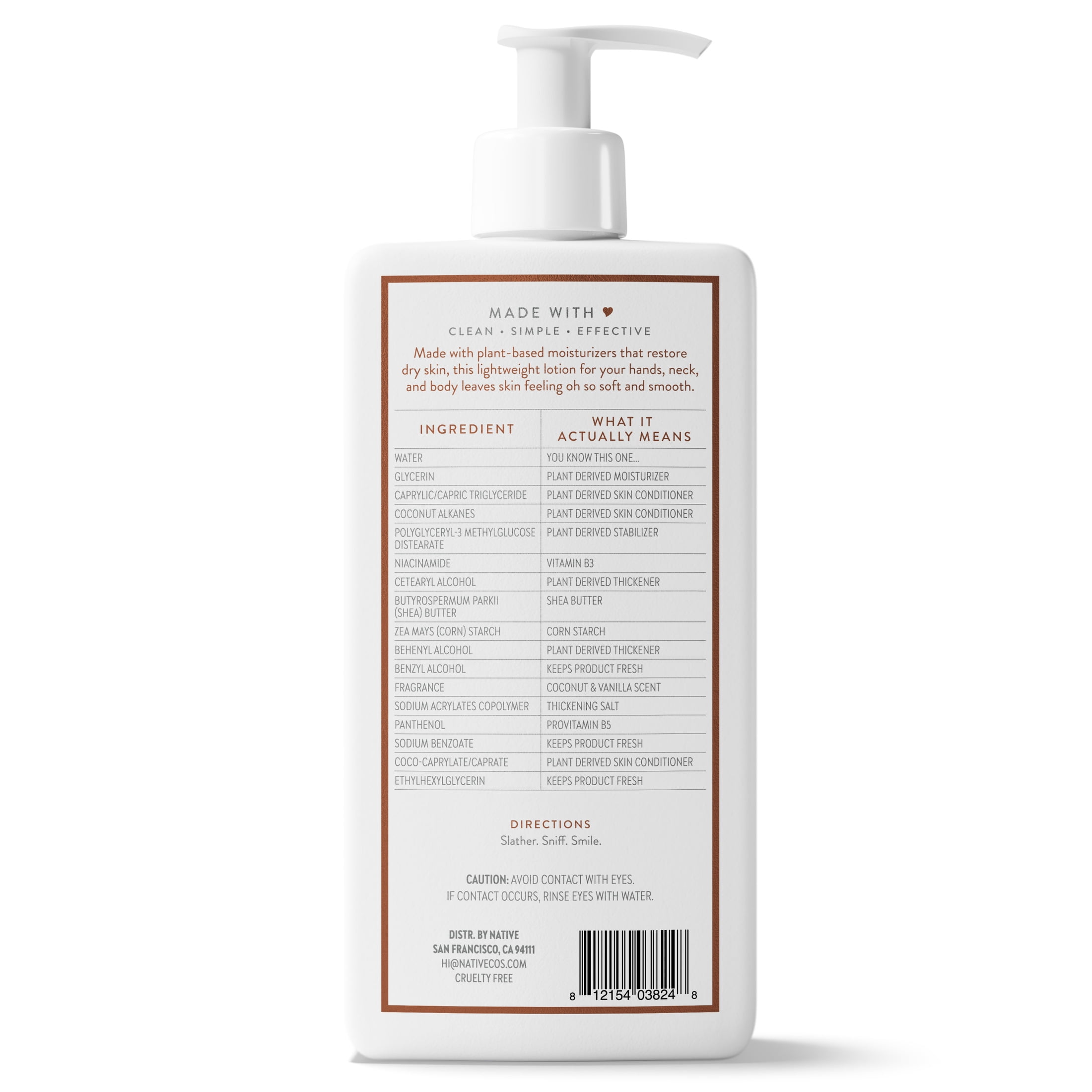 Native Moisturizing Lotion, Coconut & Vanilla Scent, Lightweight Deep Hydration (16.5 fl oz) r7mol - Image 11