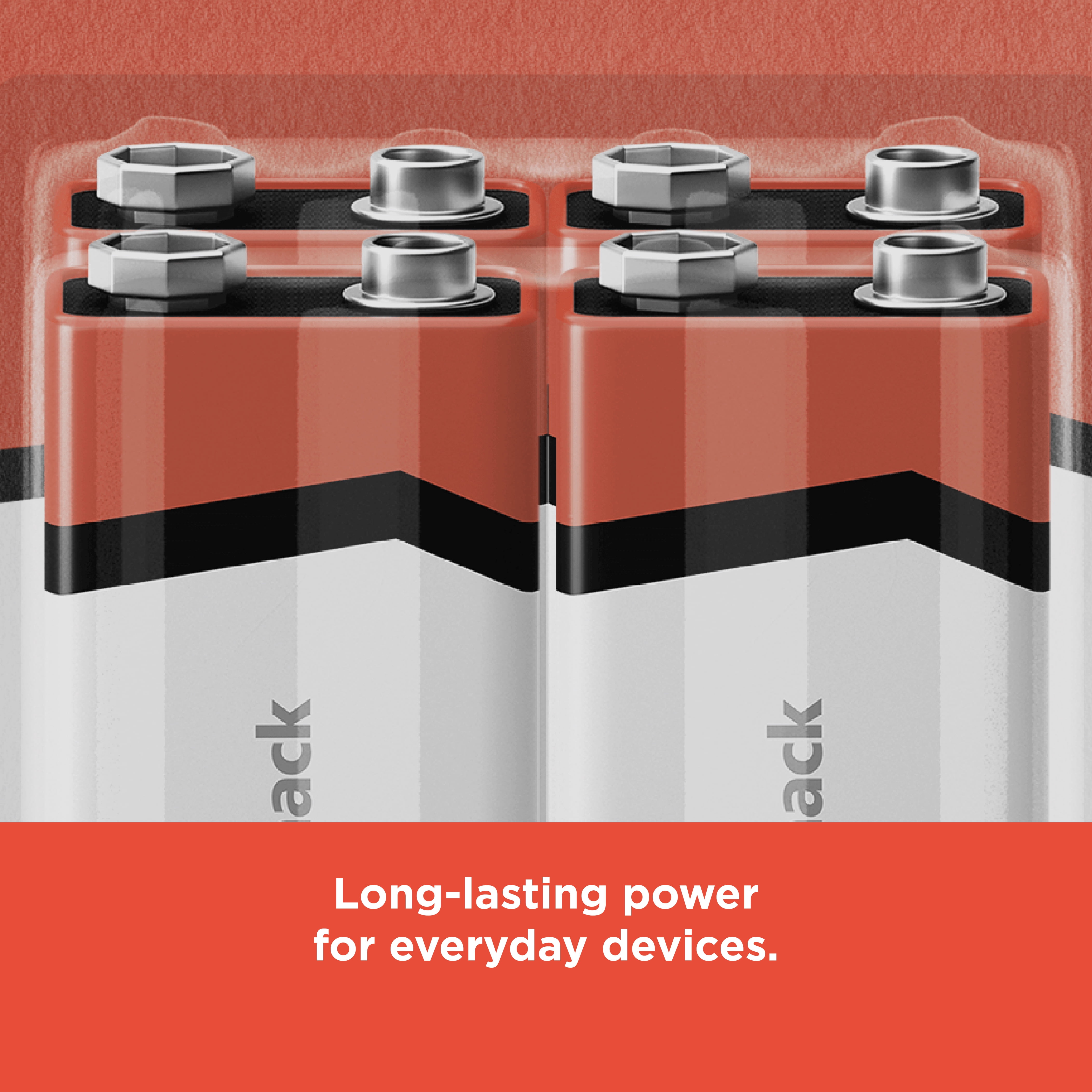RadioShack 9V Alkaline Battery (Long-Lasting Power, 4-Pack) ia2eu