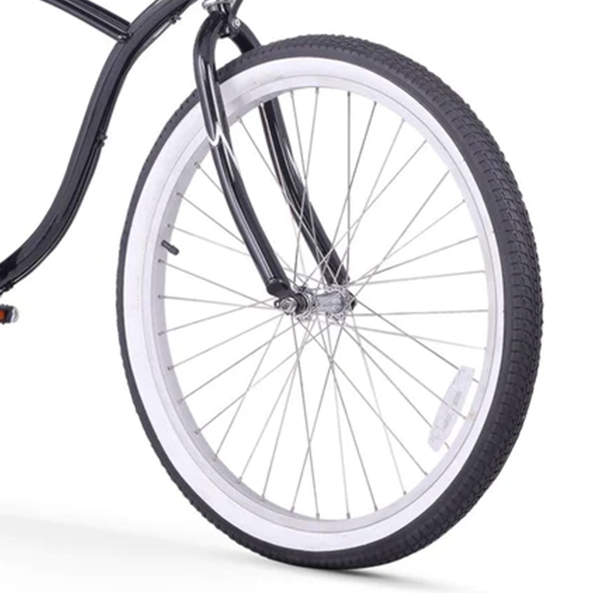 Firmstrong Urban Man 3-Speed Beach Cruiser Bike (Black, 26 in) bzgkq