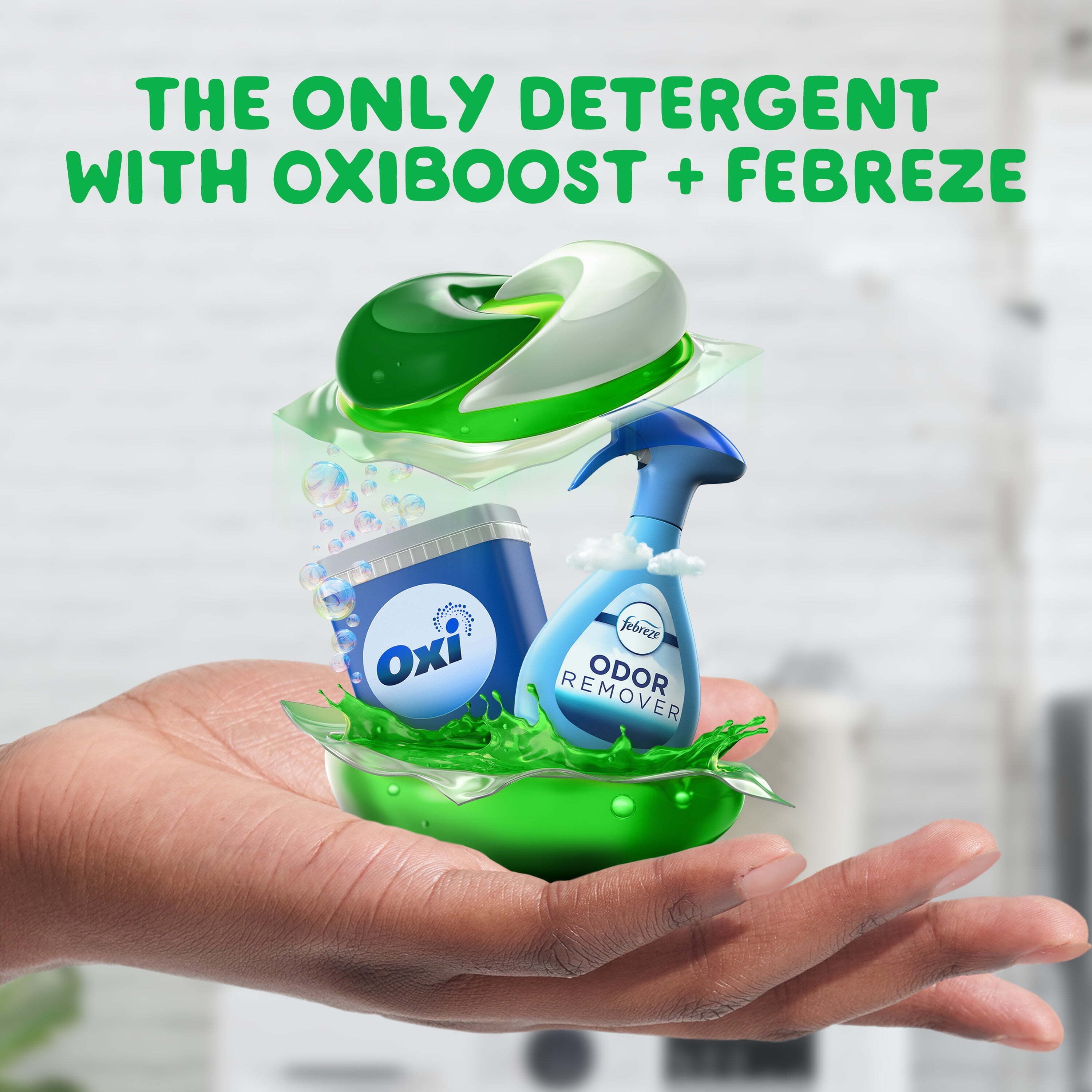 Gain Flings Laundry Detergent Pacs with Odor Defense, Super Fresh Blast Scent (60 Count) ww89q