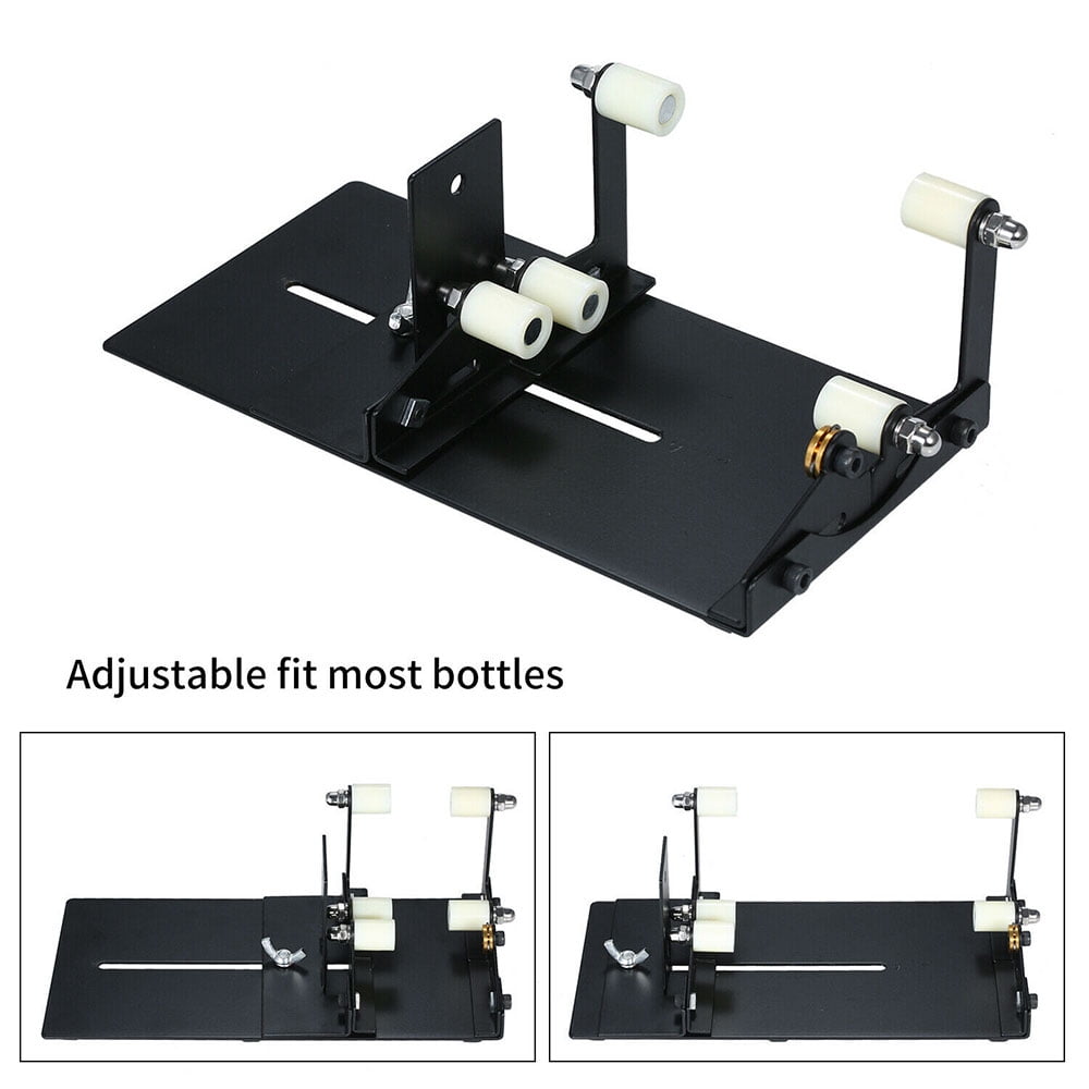 Tzdxfgl Adjustable Glass Cutter Machine for Square and Round Glass (Stainless Steel, 1 Pack) 92gco