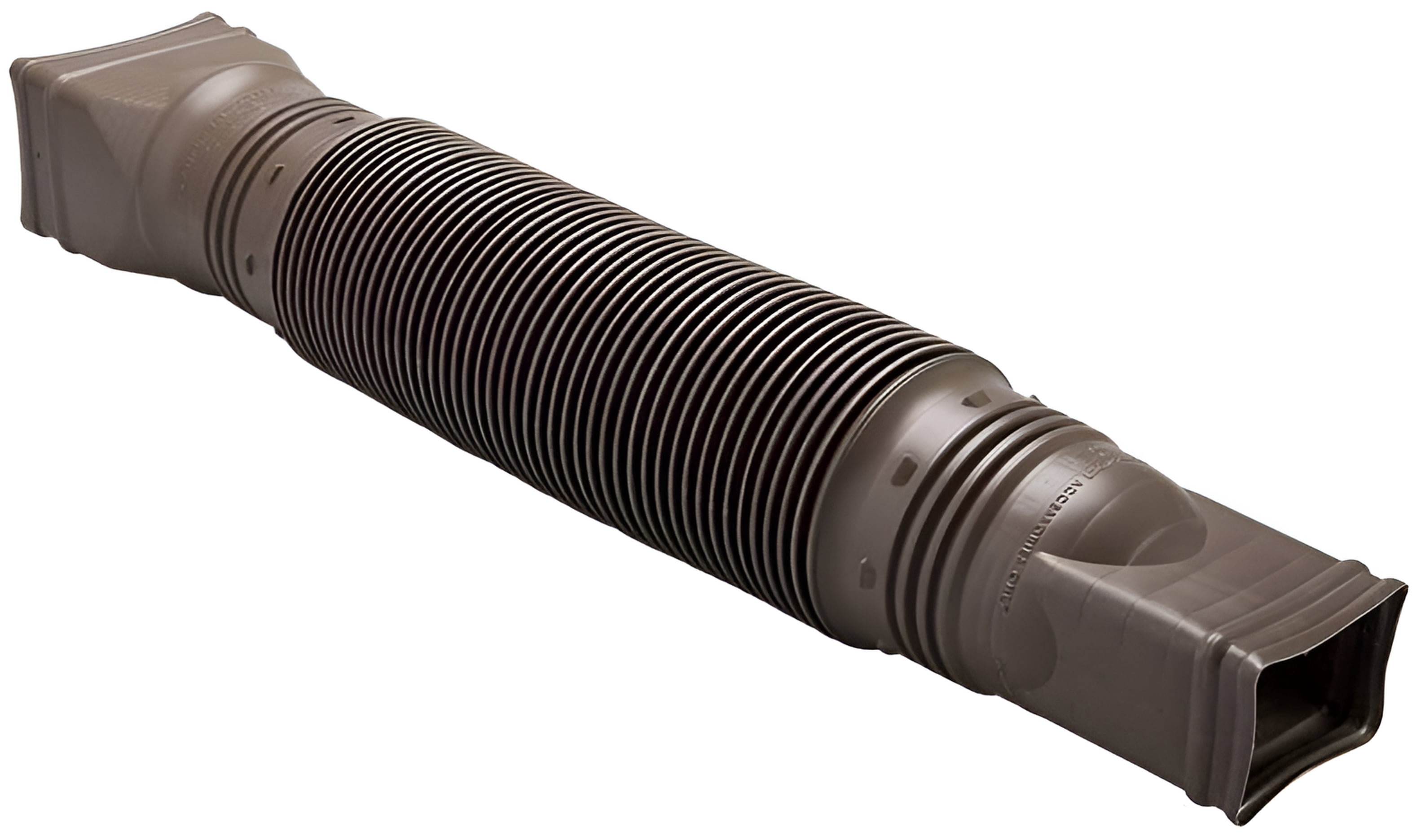 Amerimax Vinyl Downspout Extension Gutter Connector (Brown, 25 in to 55 in) te02e