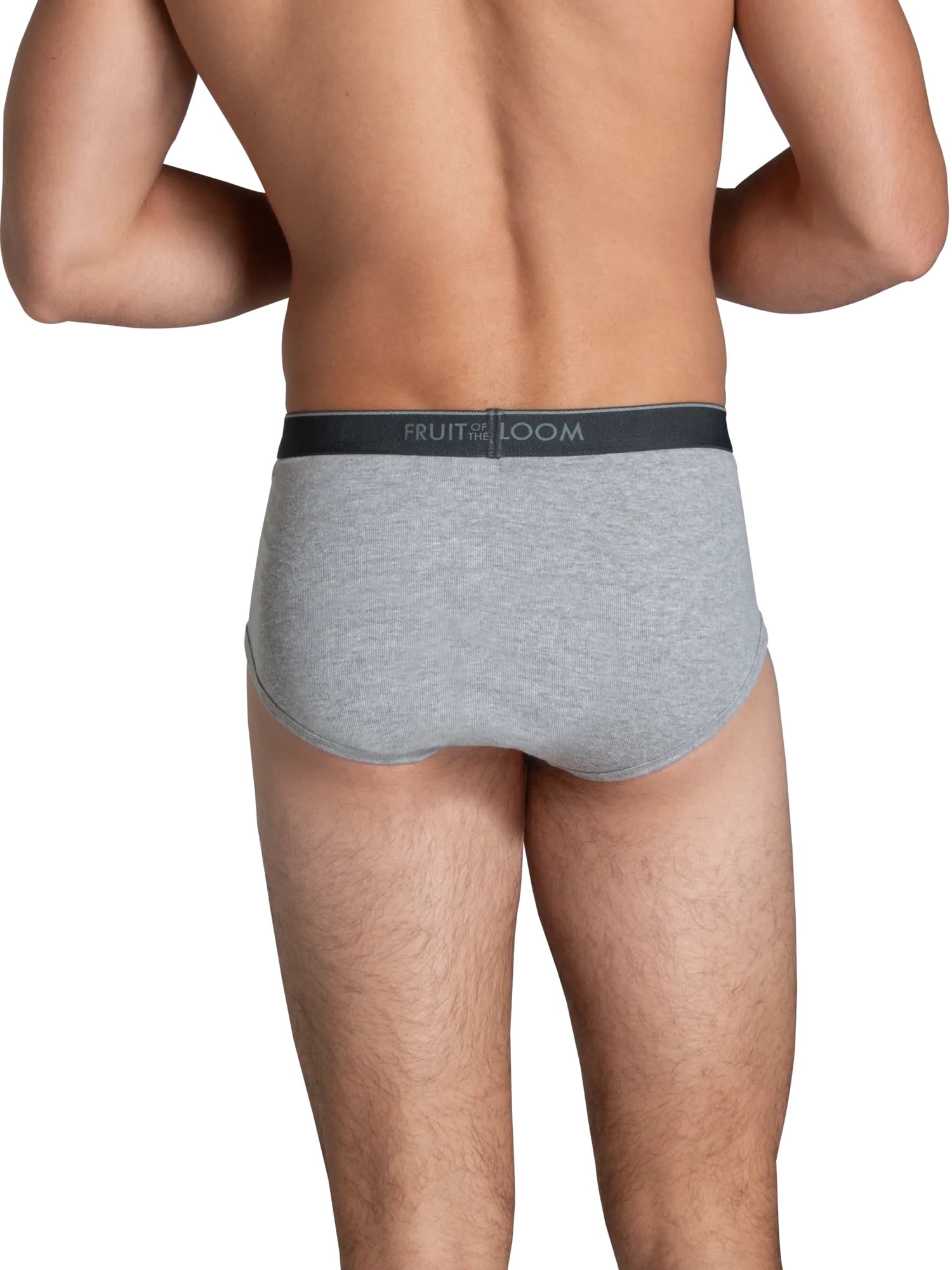 Fruit of the Loom Men's Cotton Briefs Moisture-Wicking Mid-Rise Underwear (Assorted, 6-Pack) 862hv
