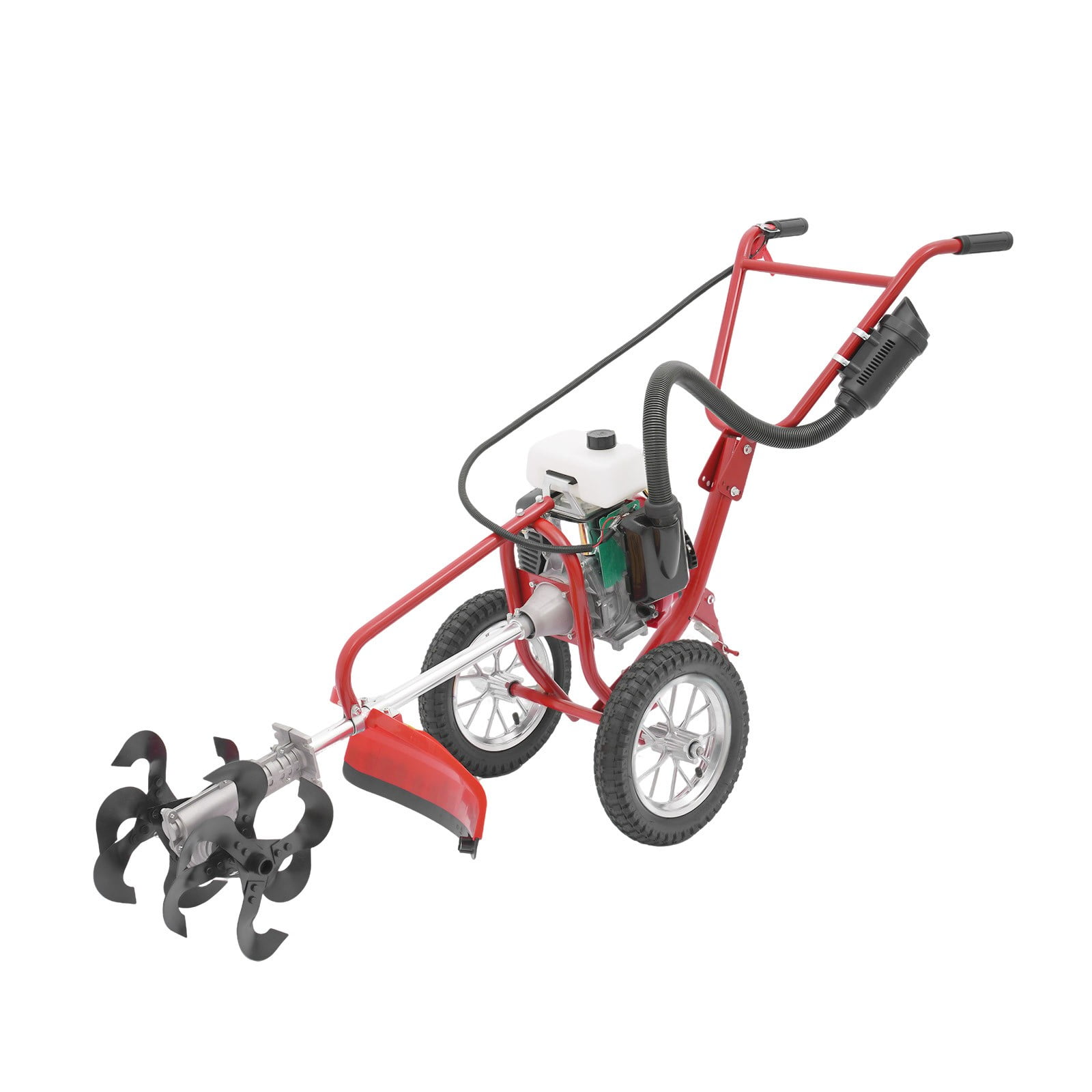 Generic 63cc 4-Stroke 4HP Gas Powered Garden Tiller Cultivator (Front Tine, 63cc) rw1nt