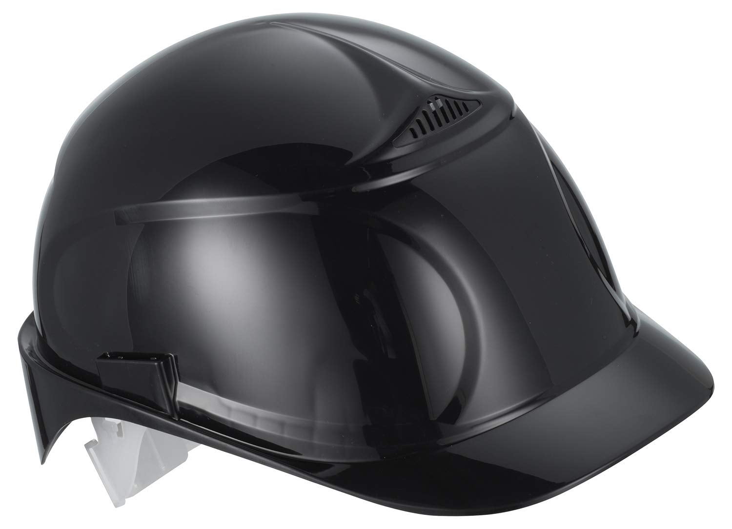 Uvex Airwing B Safety Hard Hat - Construction Worker Protective Helmet with Accessory Slots (Black, One Size) 07i5p