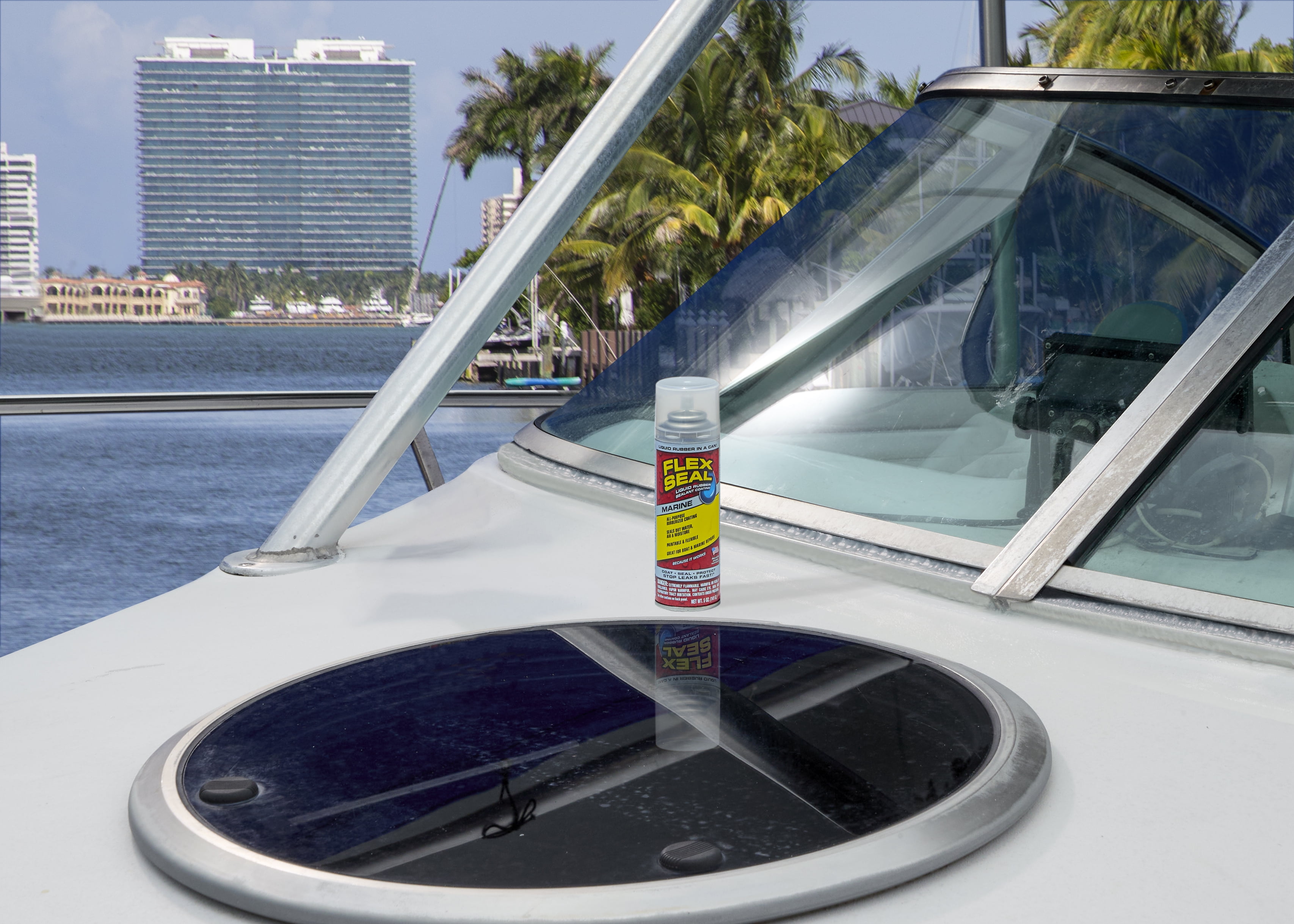 Flex Seal Liquid Rubber Marine Sealant Coating (Clear, 5 oz) ap8r3