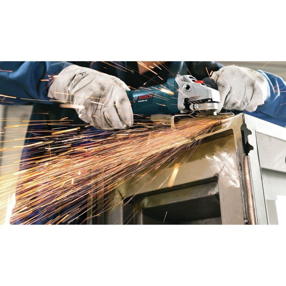 Robert Bosch GWS845RT 7.5 Amp 4.5 in. Angle Grinder (Blue, 4.2 lb) b635s