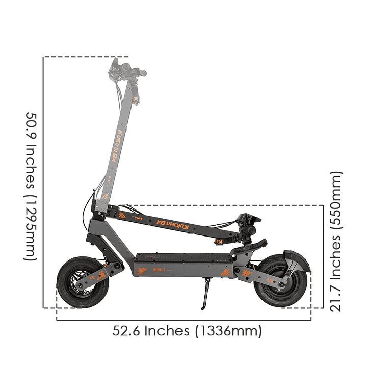 KUKIRIN G4 Electric Scooter, 2000W Motor, 43 MPH Speed, 45-Mile Range, Foldable Off-Road E-Scooter with 11-inch Tires ajno0