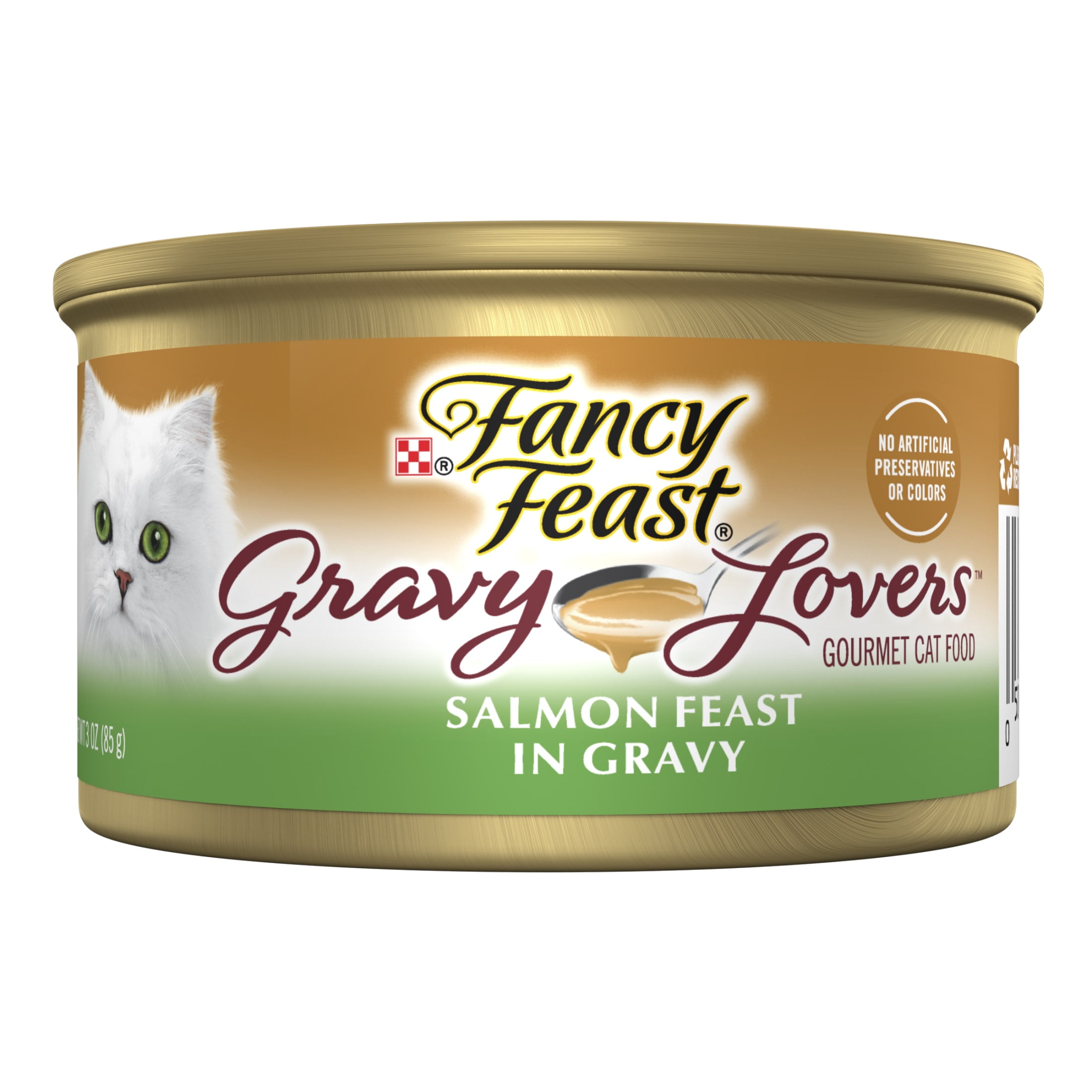 Fancy Feast Gravy Lovers Wet Cat Food, Seared Salmon Recipe (24 Pack, 3 oz) zco2u