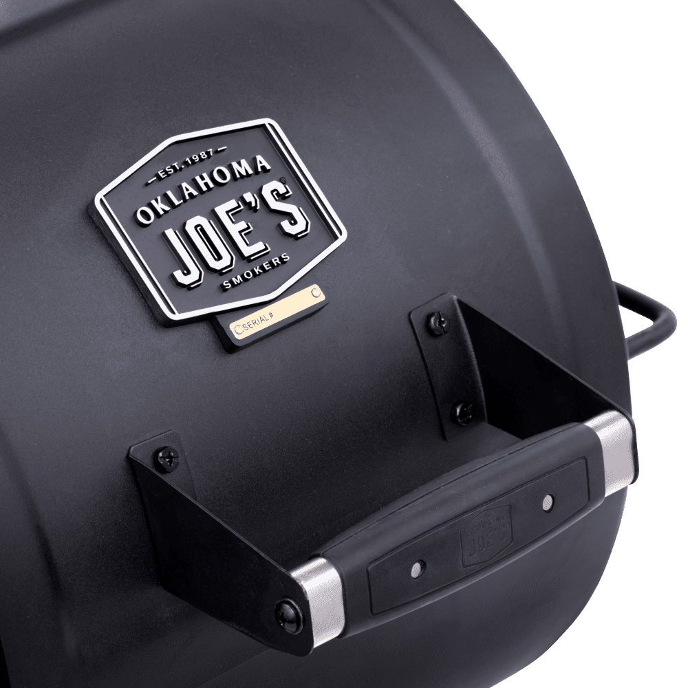 Oklahoma Joe’s Hitch Portable Charcoal Grill, Heavy-Duty Offset Smoker Attachment (Black, 220 sq in) jmzxh