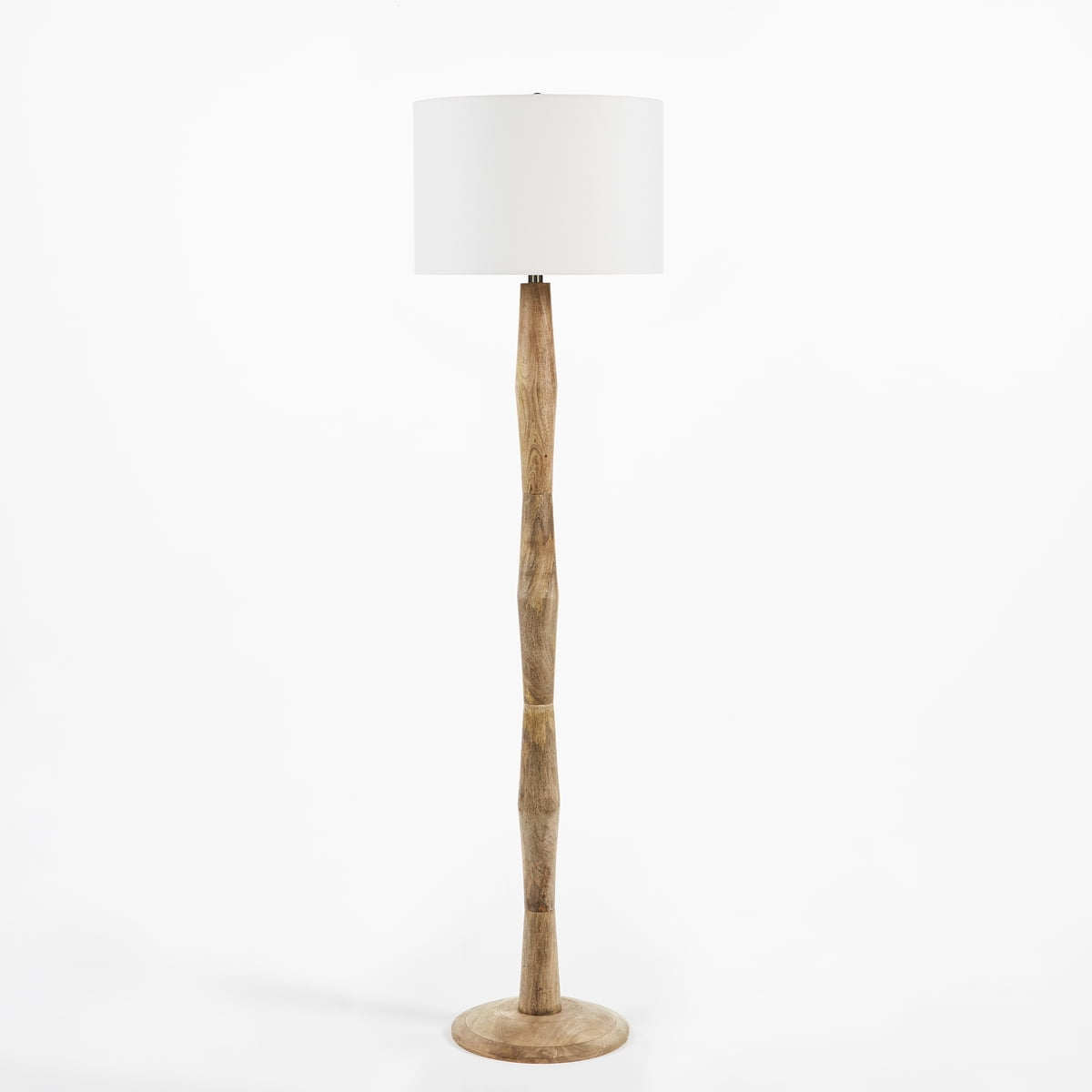 Safavieh Brodie Modern Organic Floor Lamp with Cotton Shade (Natural, 60 in. Height) djpc9