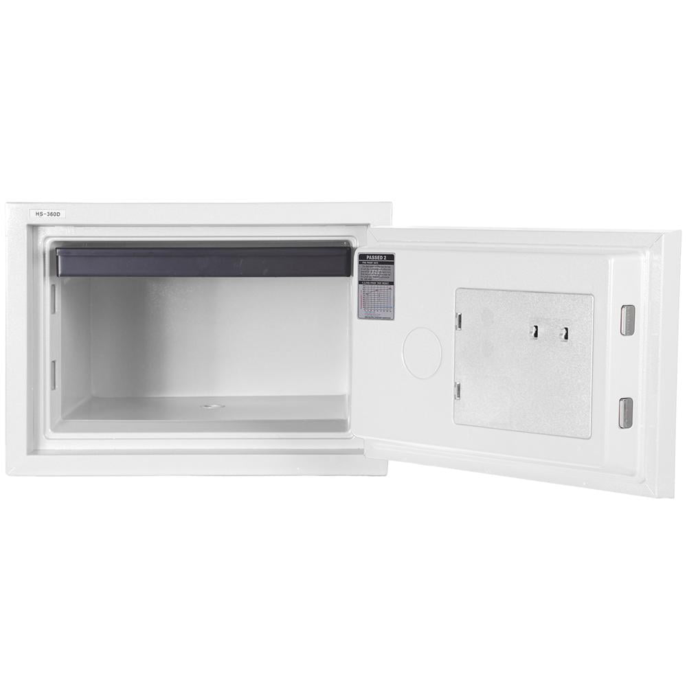 Hollon Safes Fireproof Home Security Safe (White, 1850-Degree Rated) u6bcv