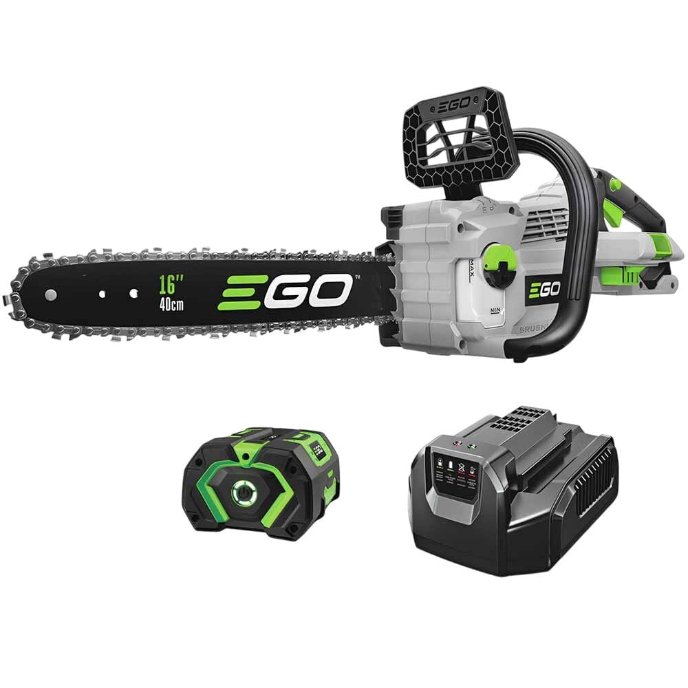 EGO Power+ 16 in Cordless Chainsaw Kit with 2.5Ah ARC Lithium Battery (Black, 16 in) bo9y4