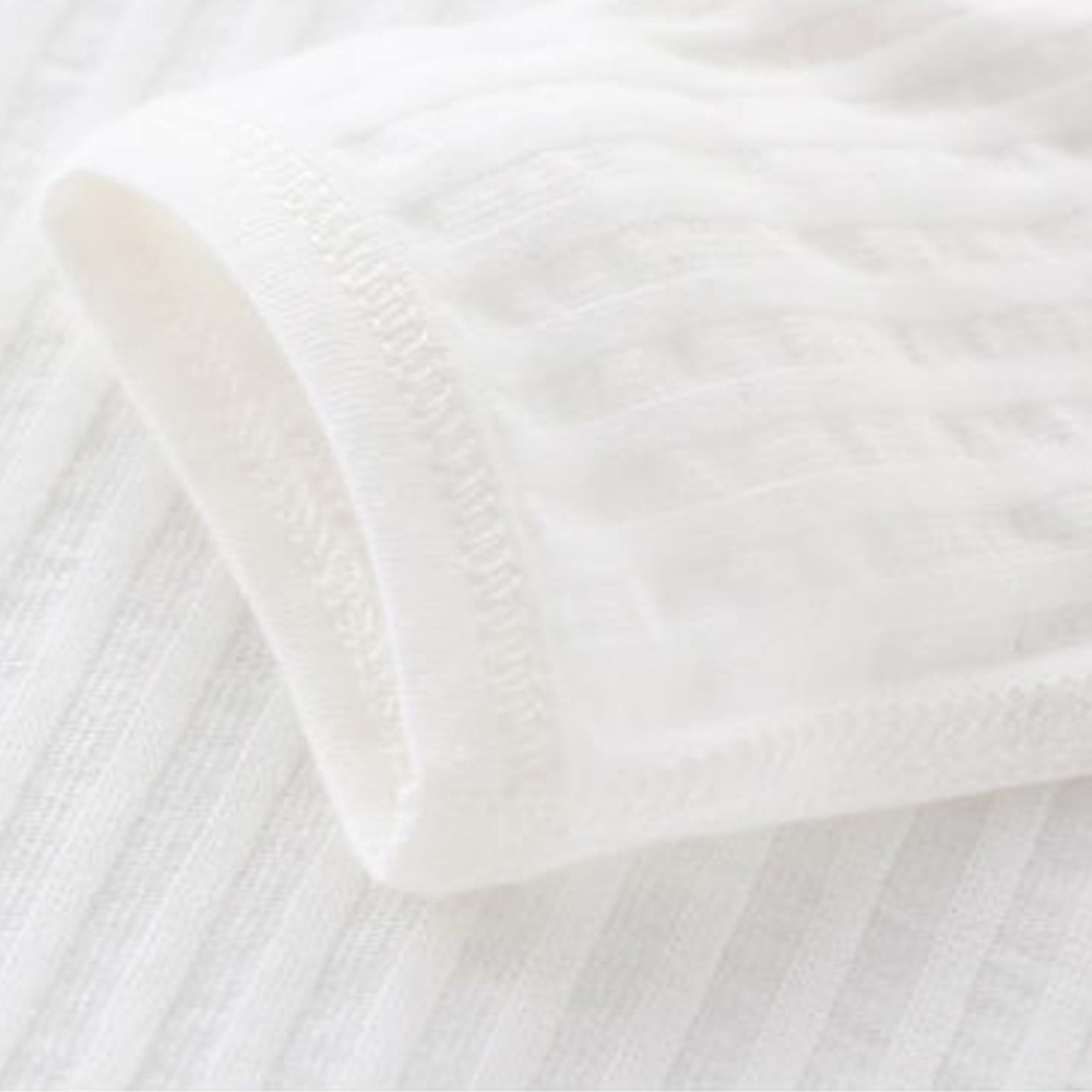Busydd Unisex Baby Ribbed Cotton Romper Long Sleeve Infant Jumpsuit (White, 0-16 Months) zeng4