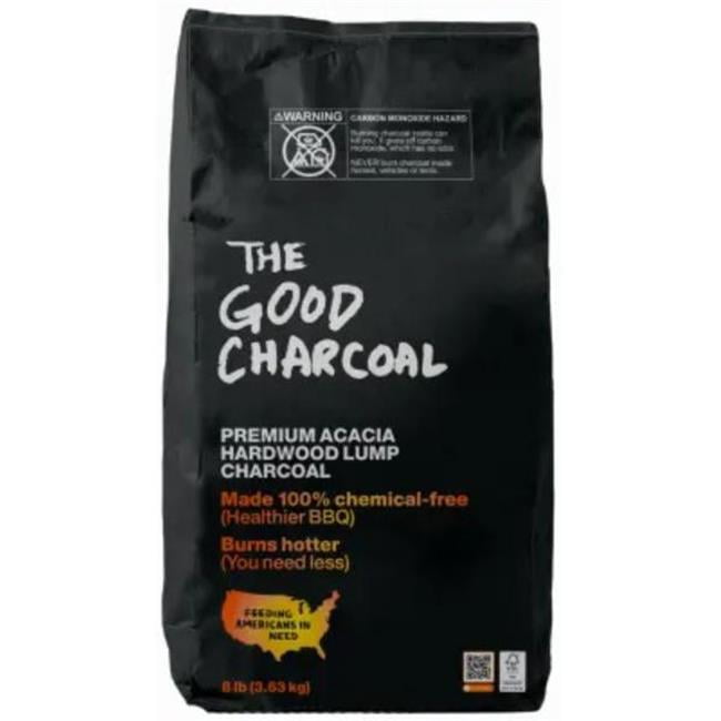 The Good Charcoal Premium Lump Charcoal for Grilling and Smoking (8 lb) bms66