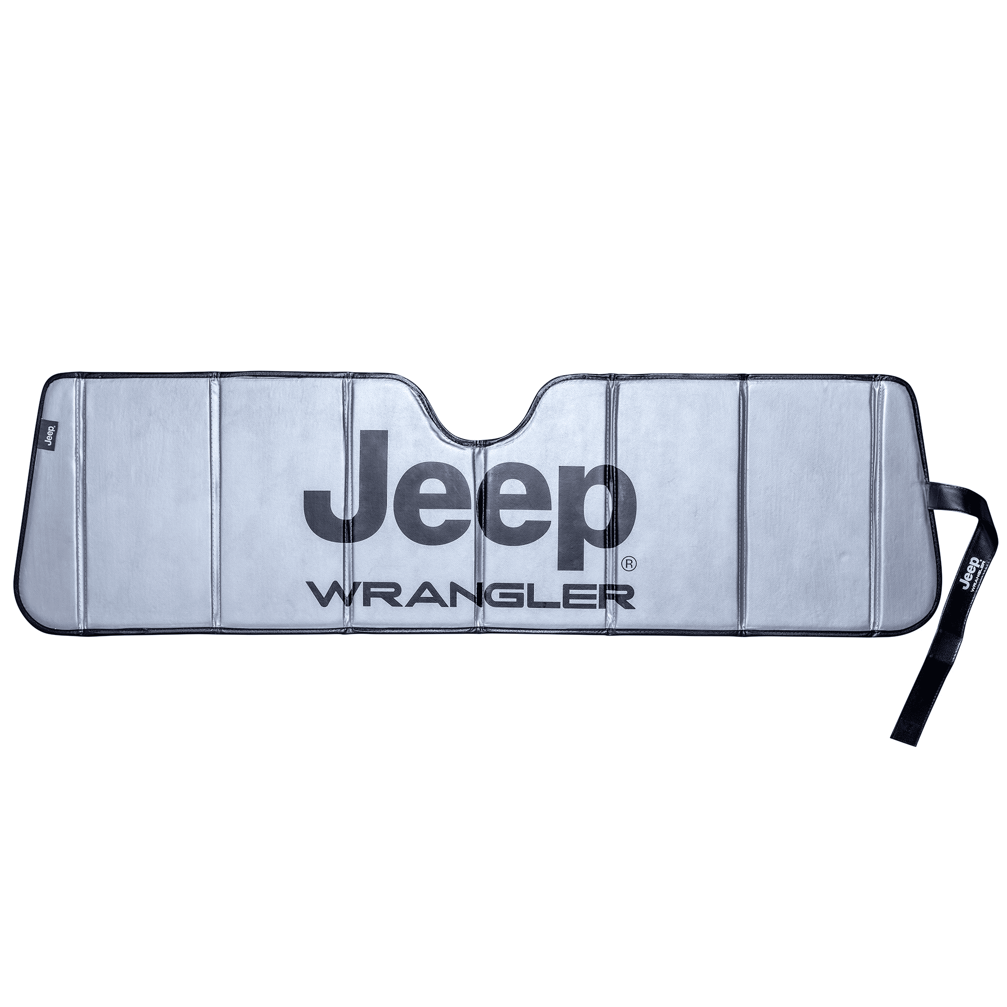 Jeep Plasticolor Wrangler Custom-Fit Auto Sunshade (Black, 15 in x 53.5 in) rupnm