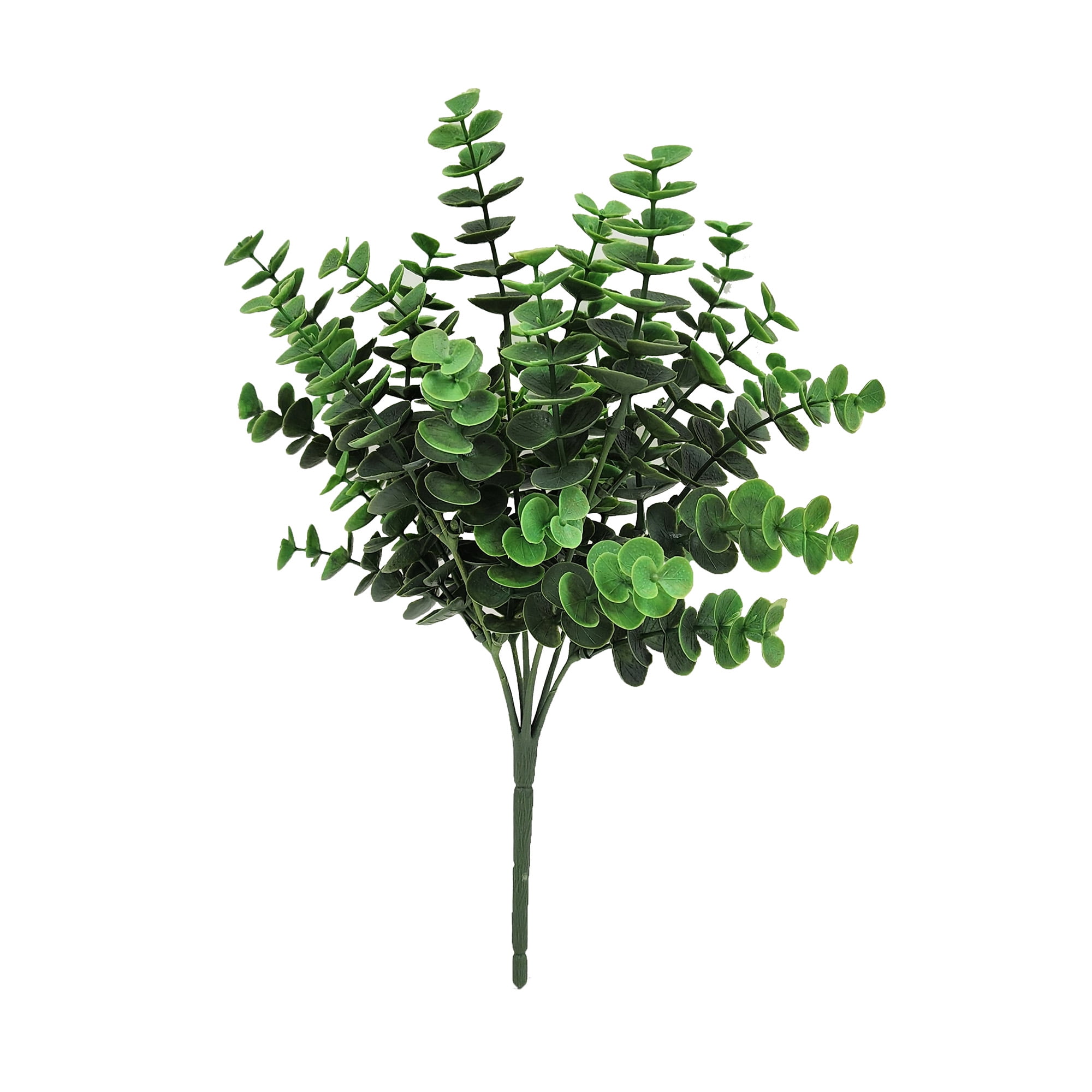 Mainstays Artificial Eucalyptus Flower Bush for Home Decor (Green, 13.5 in) re4y3