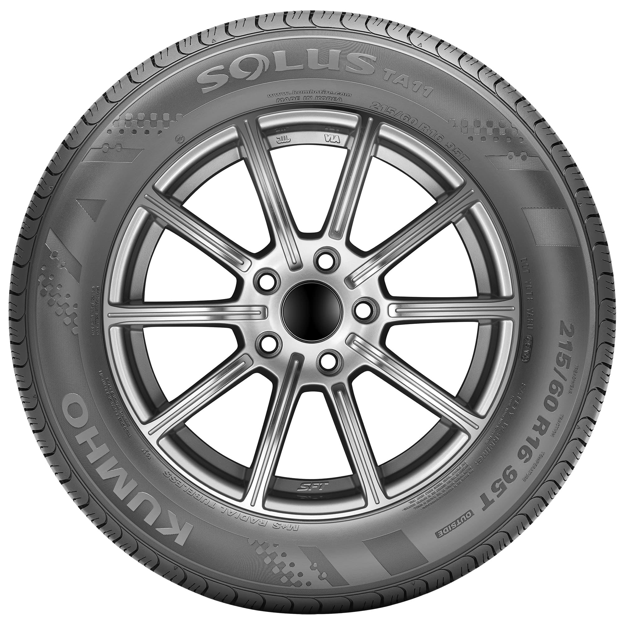 Kumho Solus TA11 All-Season Passenger Tire (235/70R16 106T) vcnaa