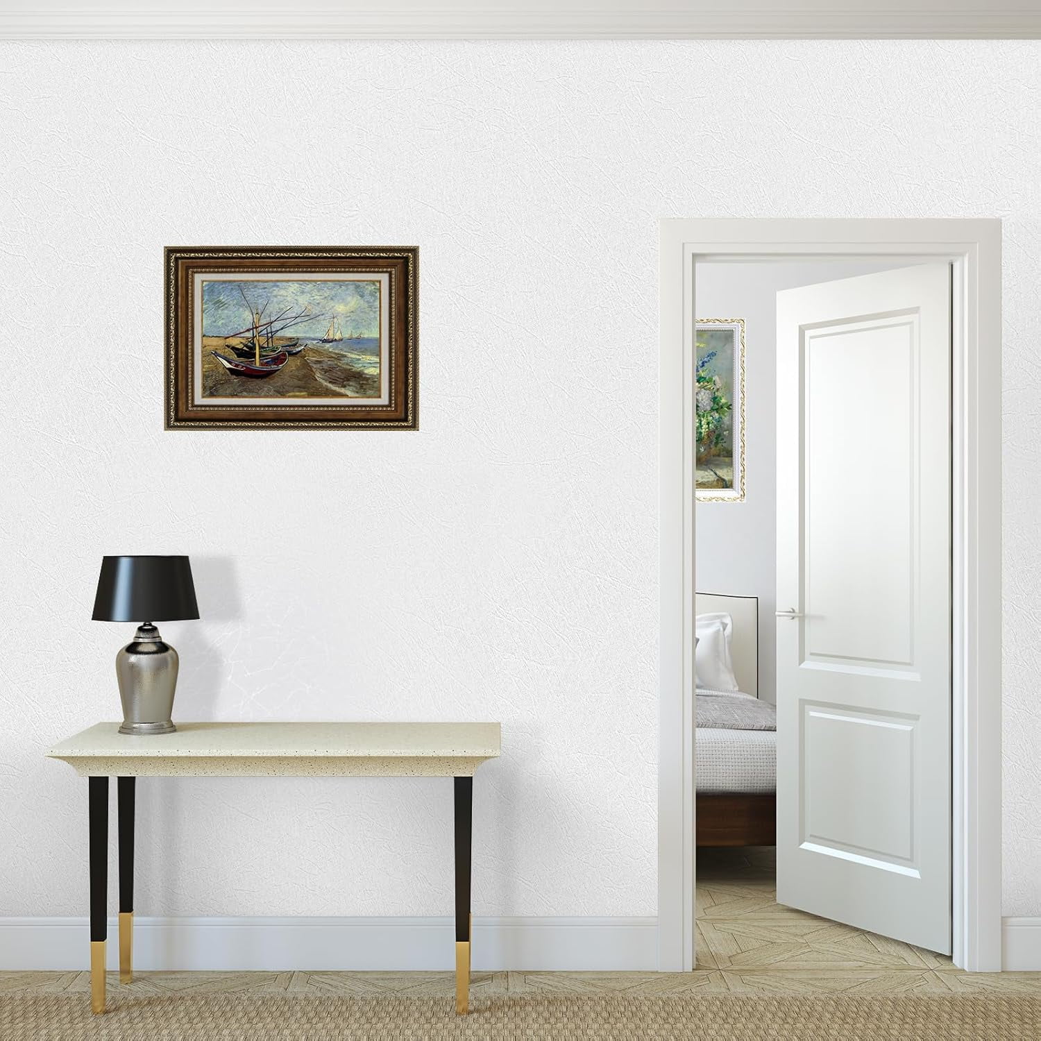 Abyssaly Peel and Stick Wallpaper, Textured Vinyl Contact Paper for Furniture and Walls (White, 15.7 in x 118 in) 3wrdi