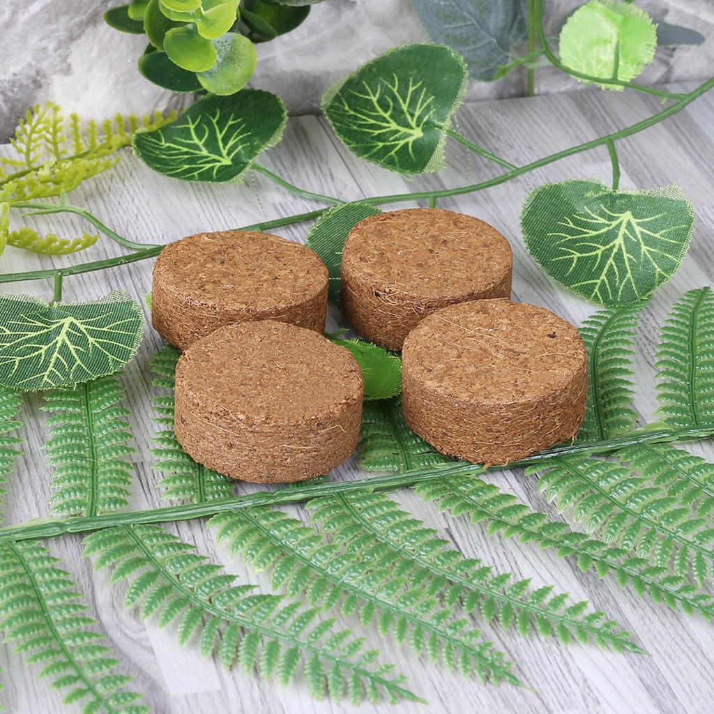 Geemin Coconut Fiber Coir Pellet Nutrient Soil for Indoor and Outdoor Gardening (10 Pack) c10n0