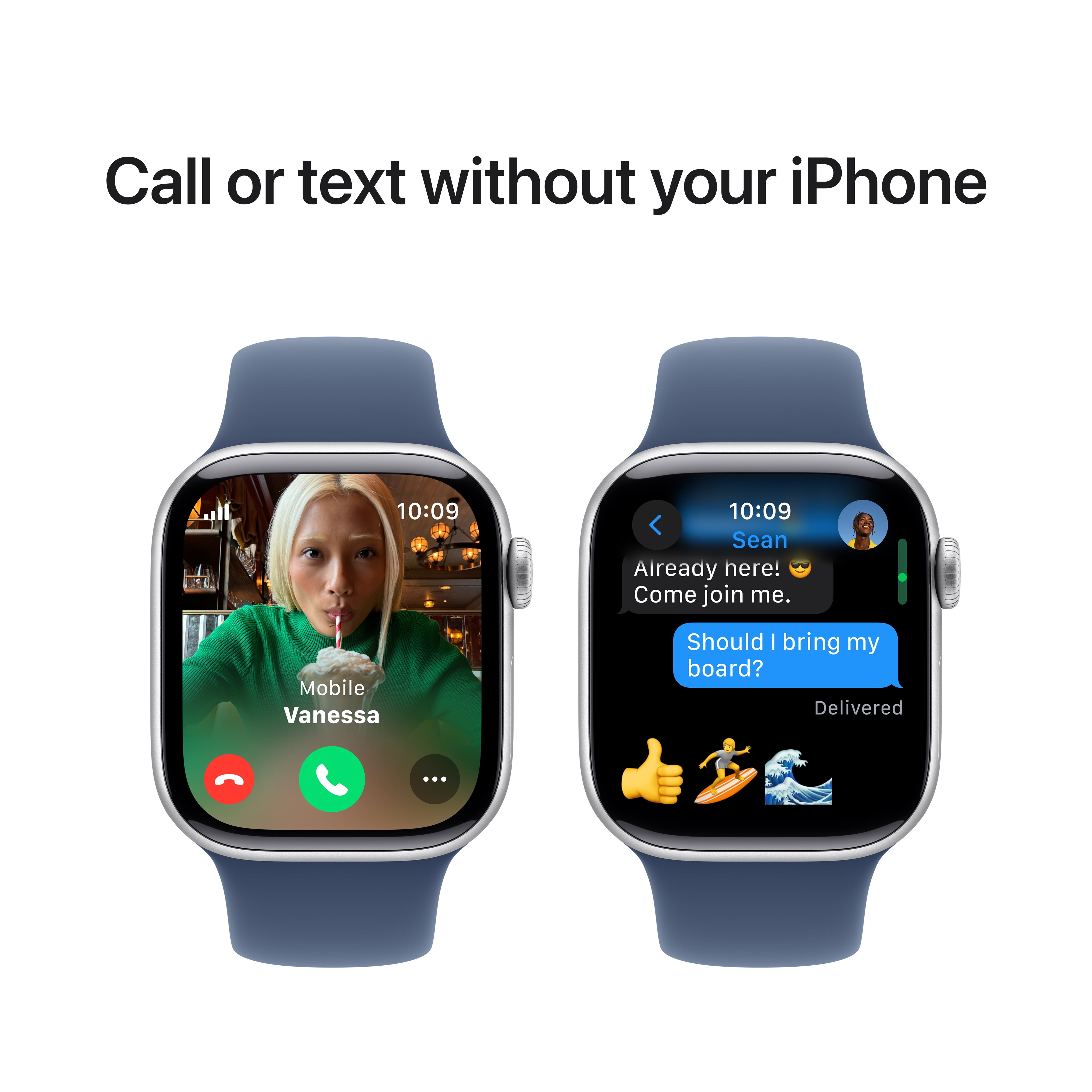 Apple Watch Series 10 Aluminum Smartwatch (Silver, 46mm) 9nww0
