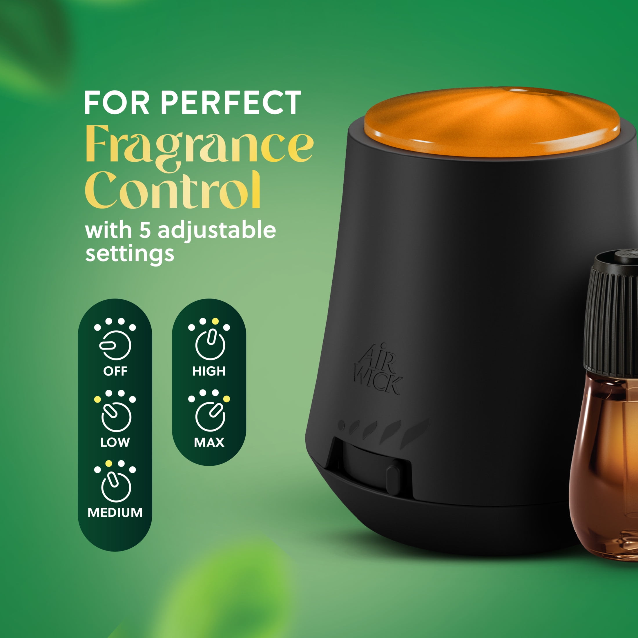 Air Wick Essential Mist Scented Oil Air Freshener Diffuser Device (Black, 1 Piece) y8lfb