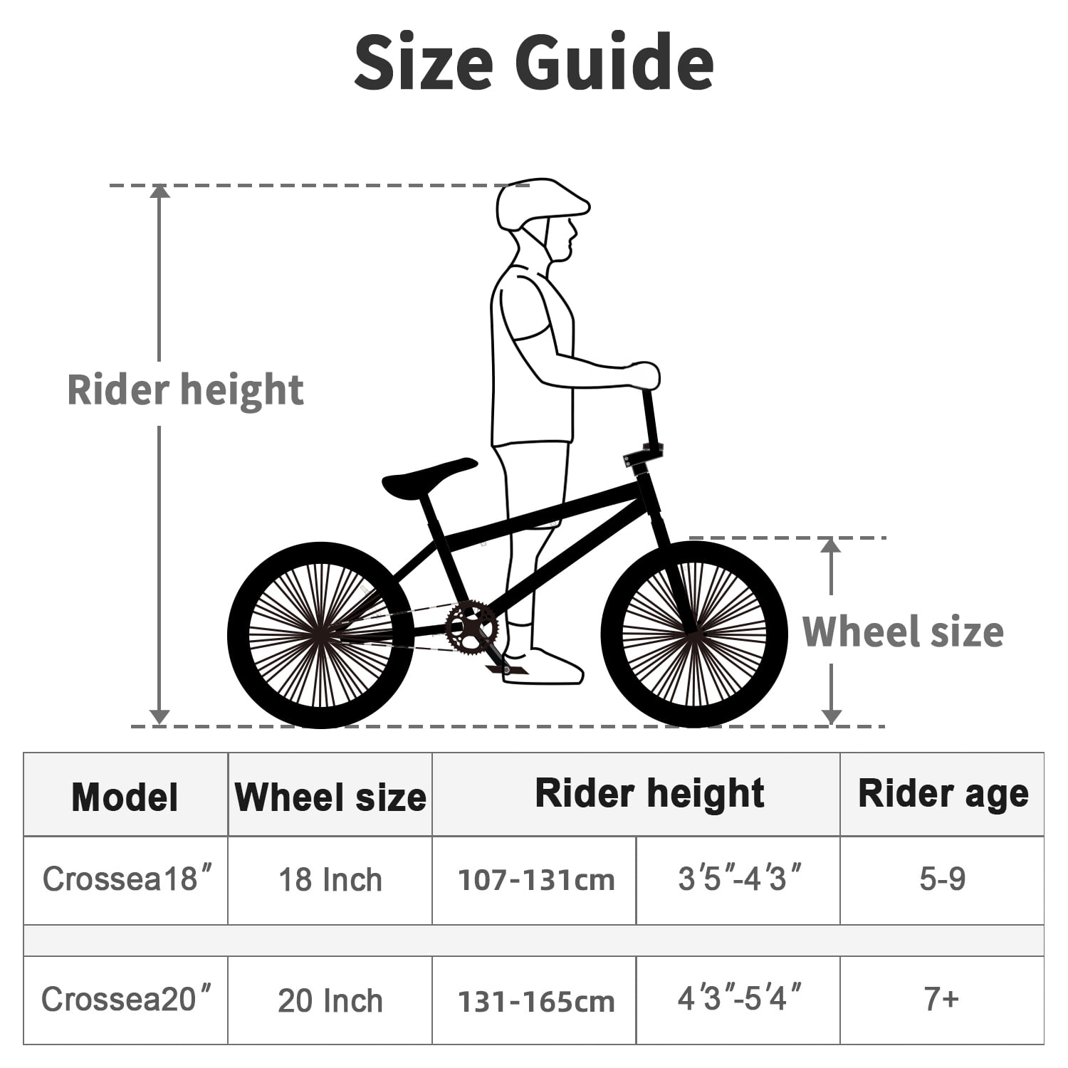 Cubsala 18 in Freestyle BMX Kids Bike for Boys and Girls (Blue, 18 in) f2stk