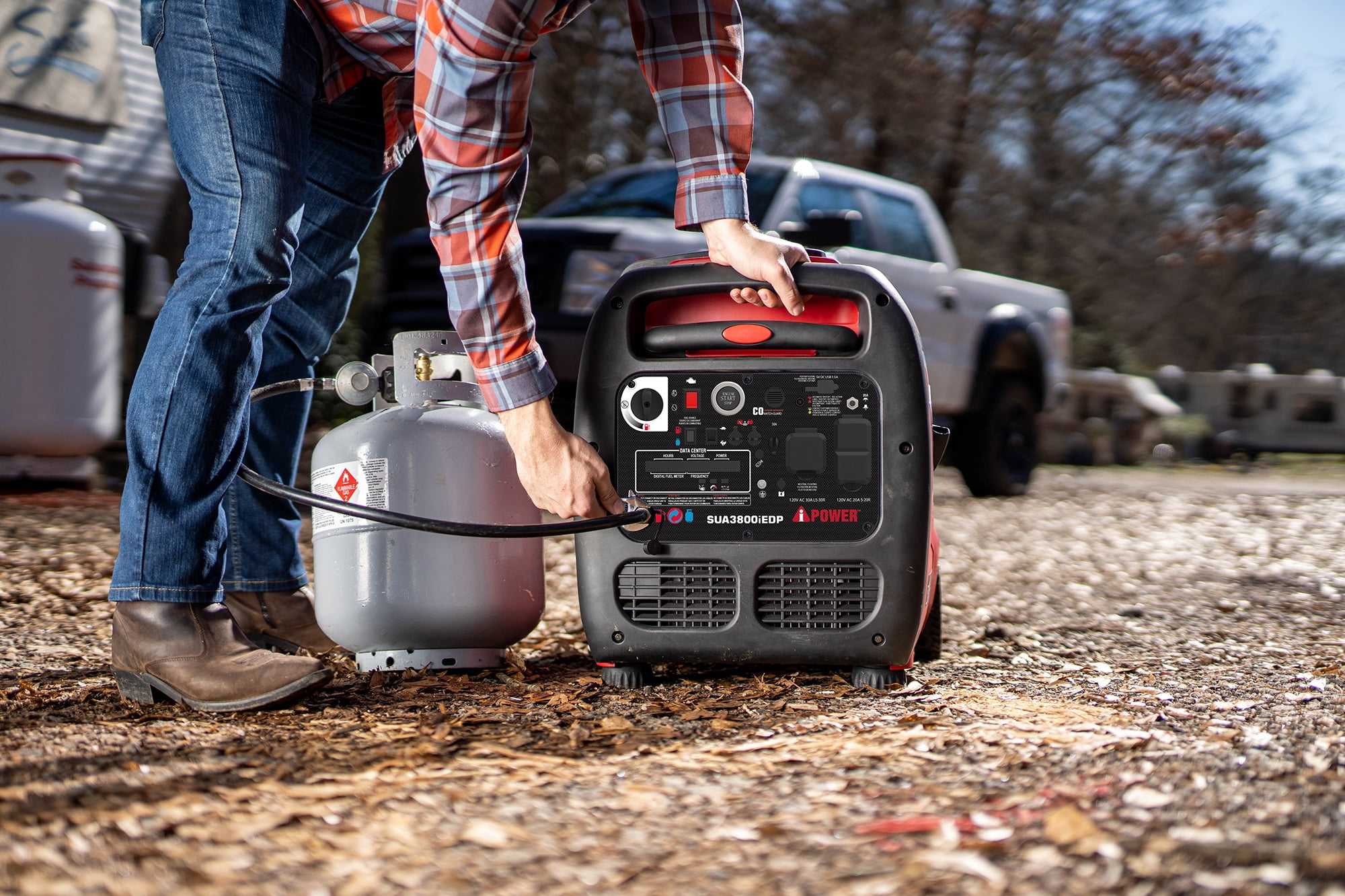A-iPower SUA3800i Dual Fuel Digital Inverter Generator (3800W, Portable) 2ymmk