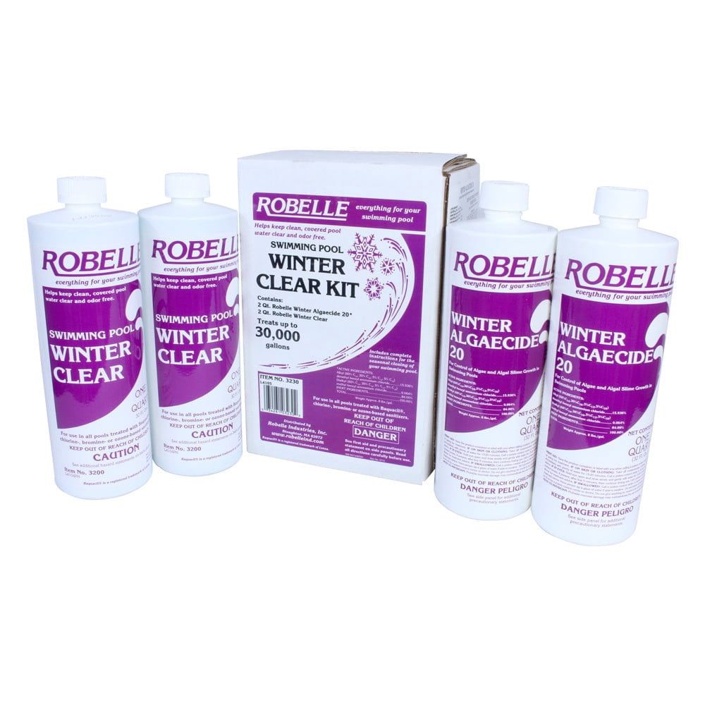 Robelle Winter Clear Pool Chemical Kit (30,000 Gallon Capacity) 1qzdz